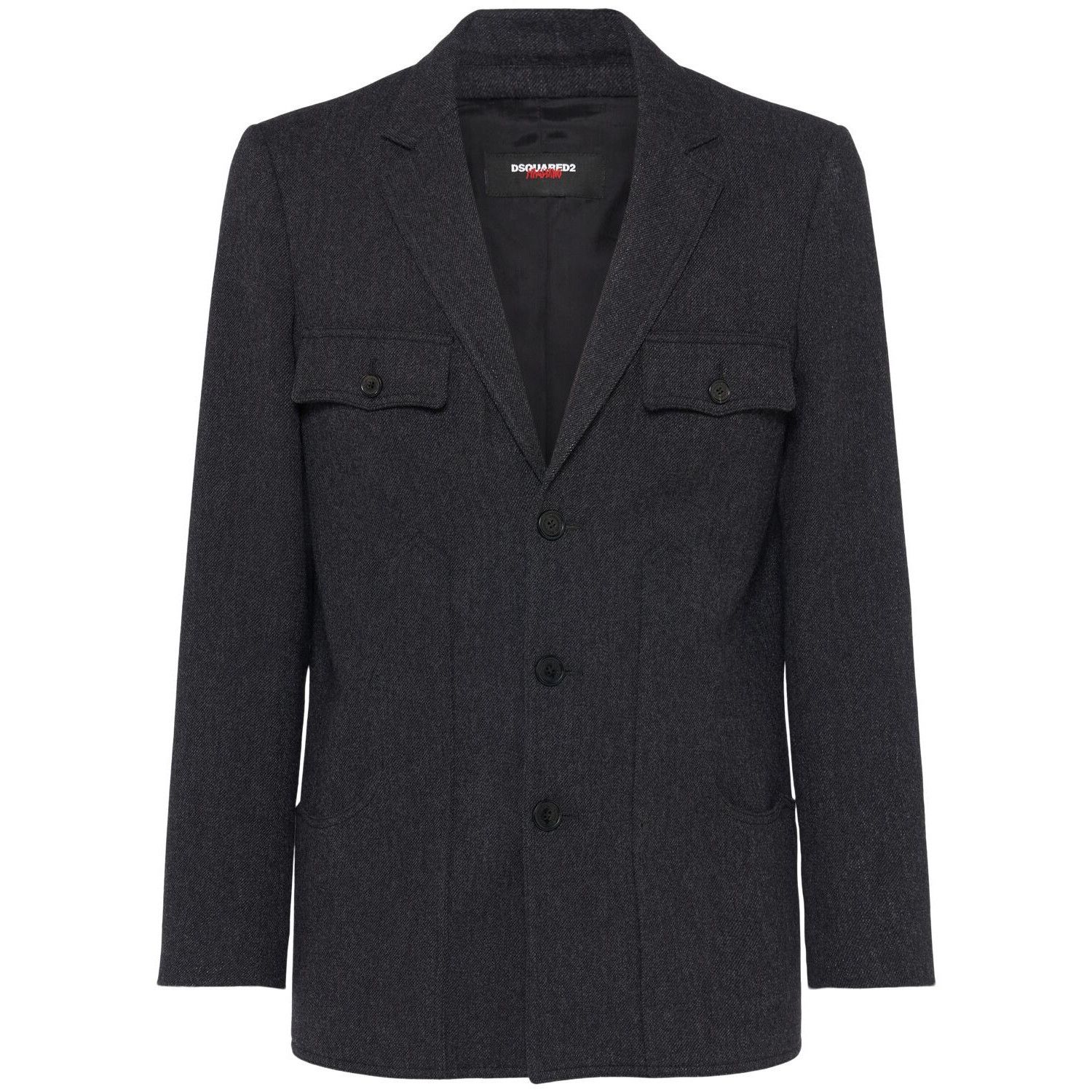 DSQUARED2 Magliano Charcoal Wool New & Authentic (Men's size