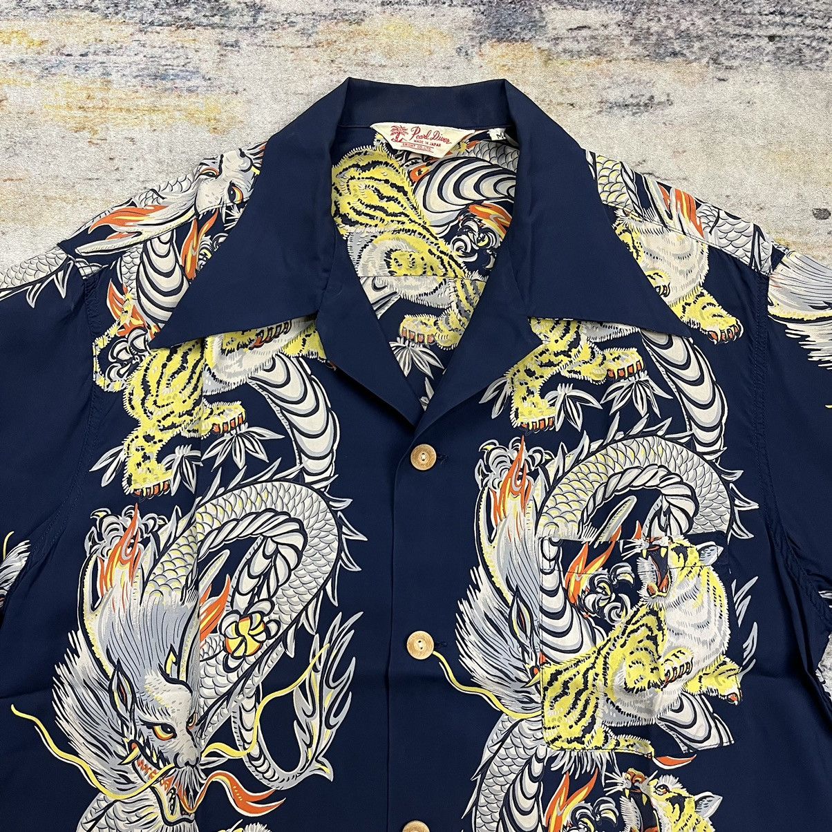 Japanese Brand × Vintage Vintage 90s Pearl Diver hawaiian shirt Size US M / EU 48-50 / 2 - 3 Thumbnail
