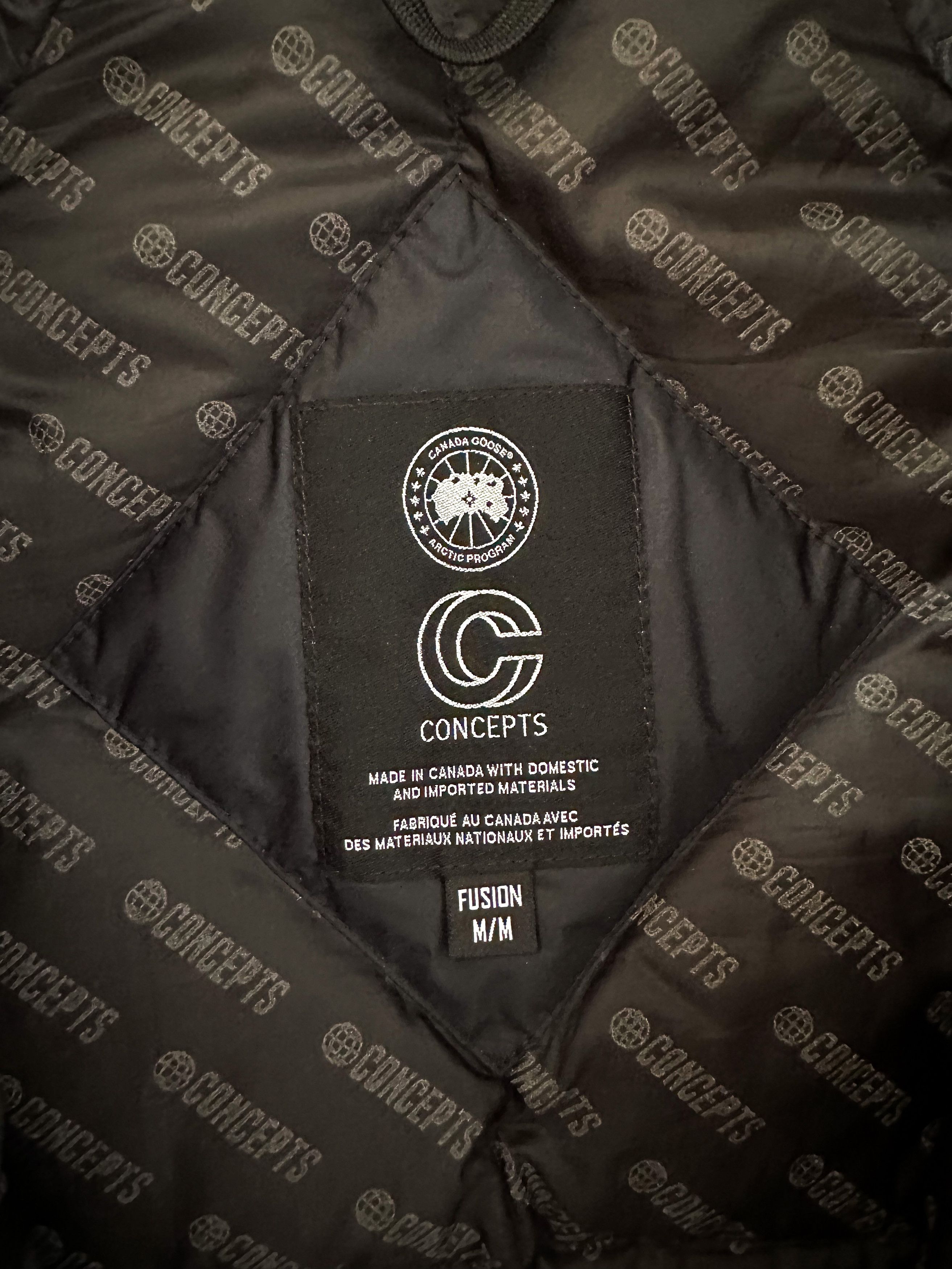 CNCPTS × Canada Goose Canada Goose Concepts Black Reflective Patches Denary Jacket Size US M / EU 48-50 / 2 - 7 Thumbnail