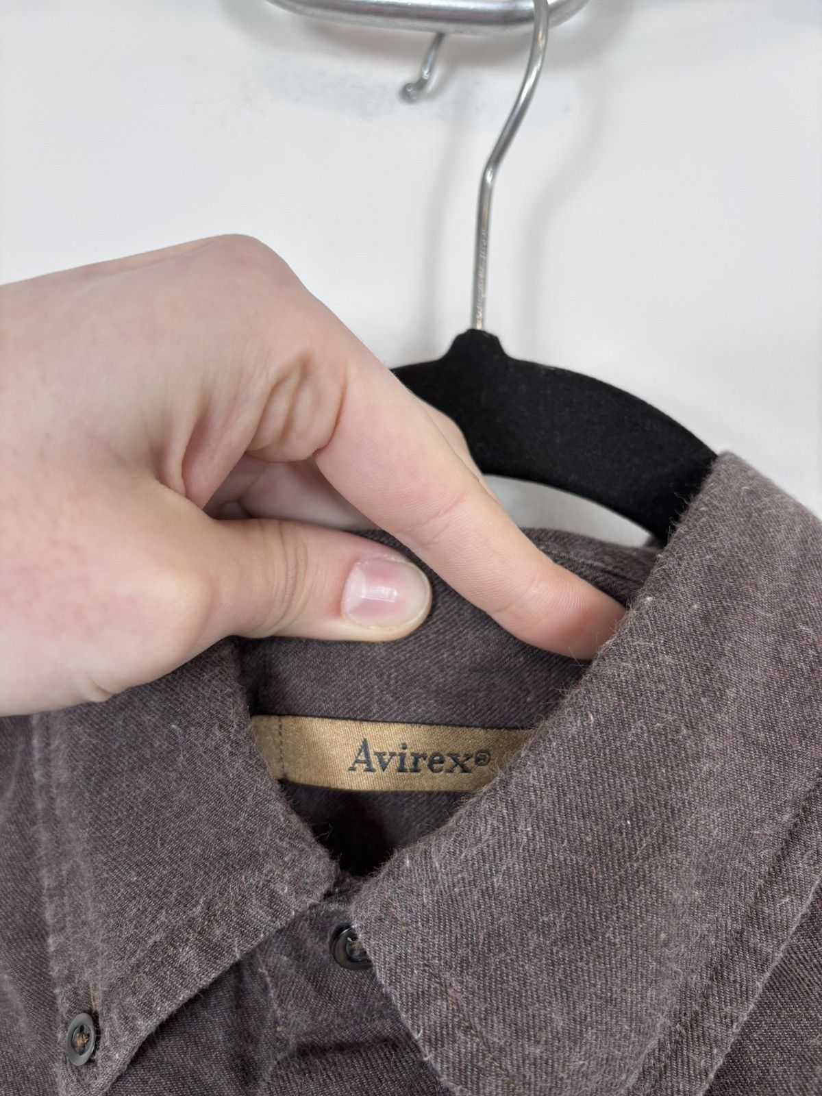 Avirex Vintage Avirex USA Men’s Brown Long Sleeve Shirt Button Down Size US L / EU 52-54 / 3 - 9 Thumbnail
