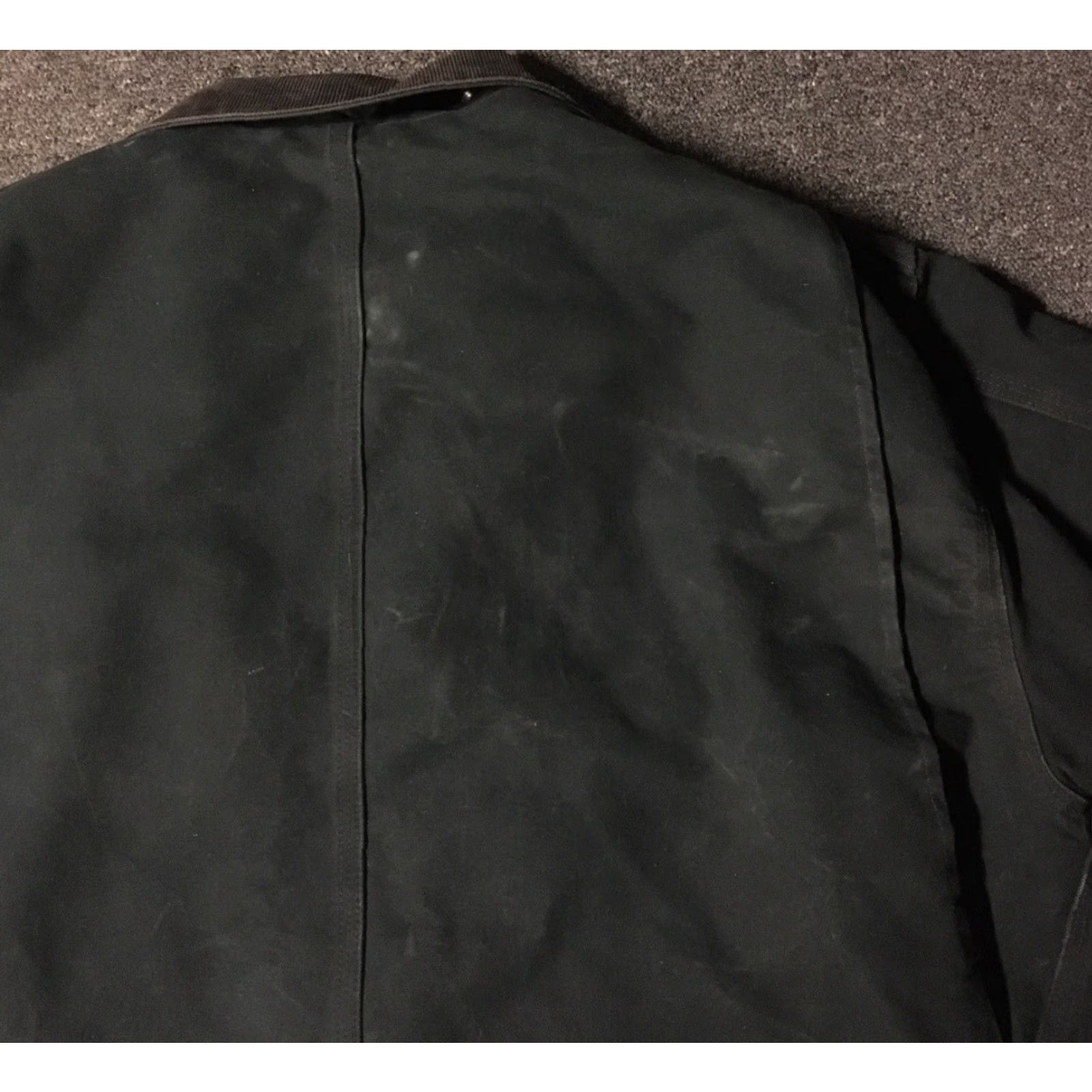 Carhartt VINTAGE Carhartt Chore Jacket 48 XXL Black Quilt Lined Distressed 90s 80s Grunge Biker Motorcycle Jacket Mens Carhartt Ridge Size US M / EU 48-50 / 2 - 7 Thumbnail
