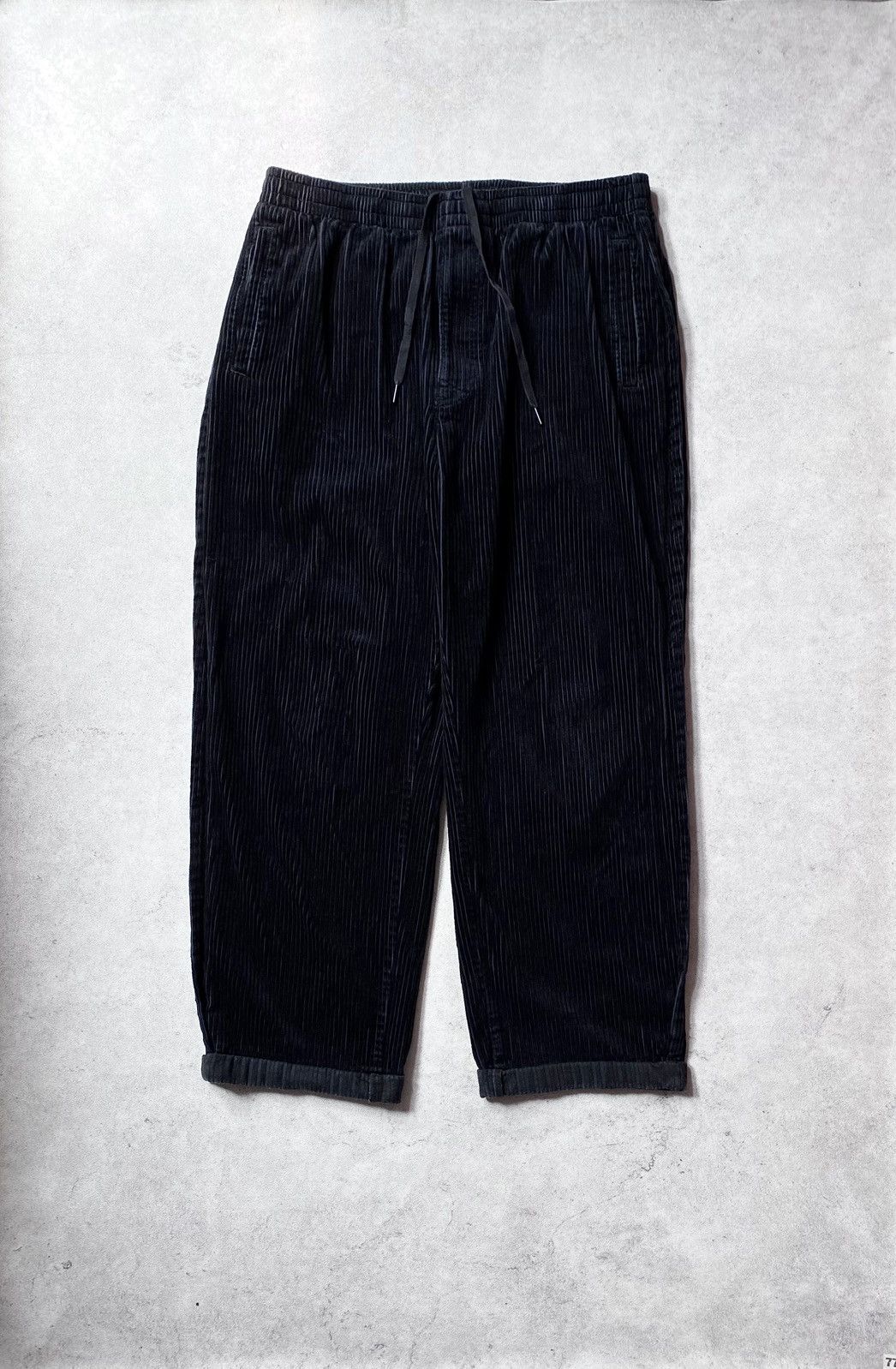 GU × Undercover GU x UNDERCOVER CORDUROY PANT BLACK Size US 34 / EU 50 - 3 Thumbnail