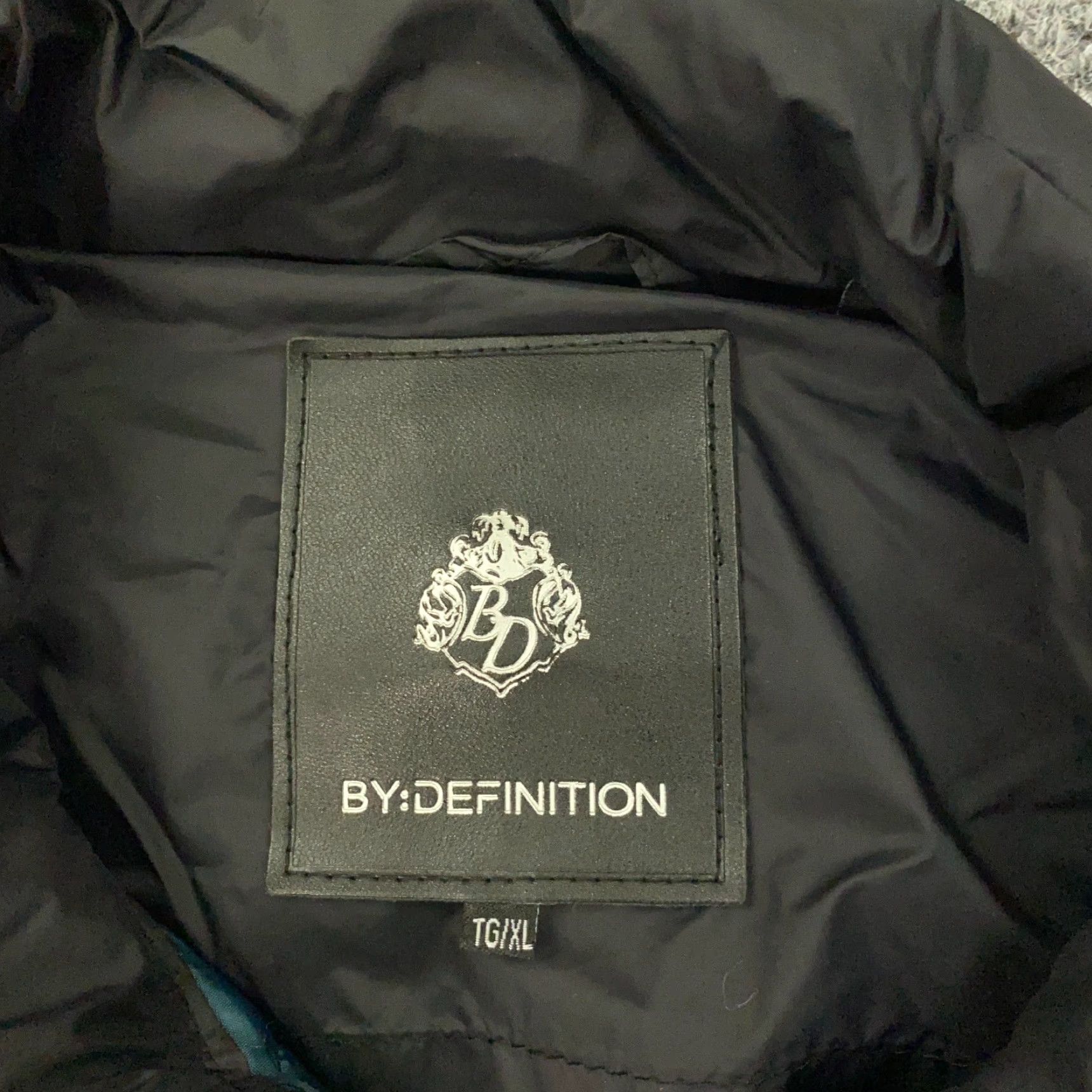 Vintage By Definition Jacket Mens XL Black Puffer Zipped Pockets Lined Size US XL / EU 56 / 4 - 5 Thumbnail