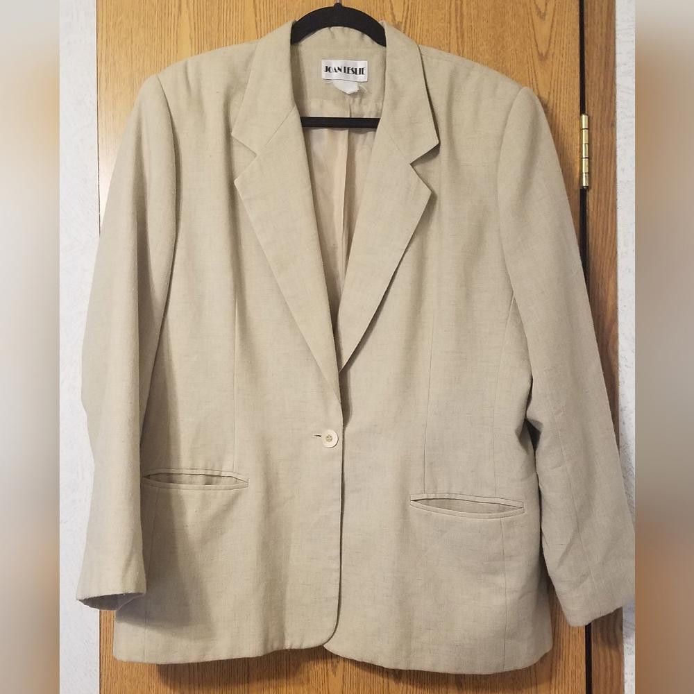 Designer Joan Leslie Size 16 Blazer Size XXL / US 16-18 / IT 52-54 - 1 Thumbnail