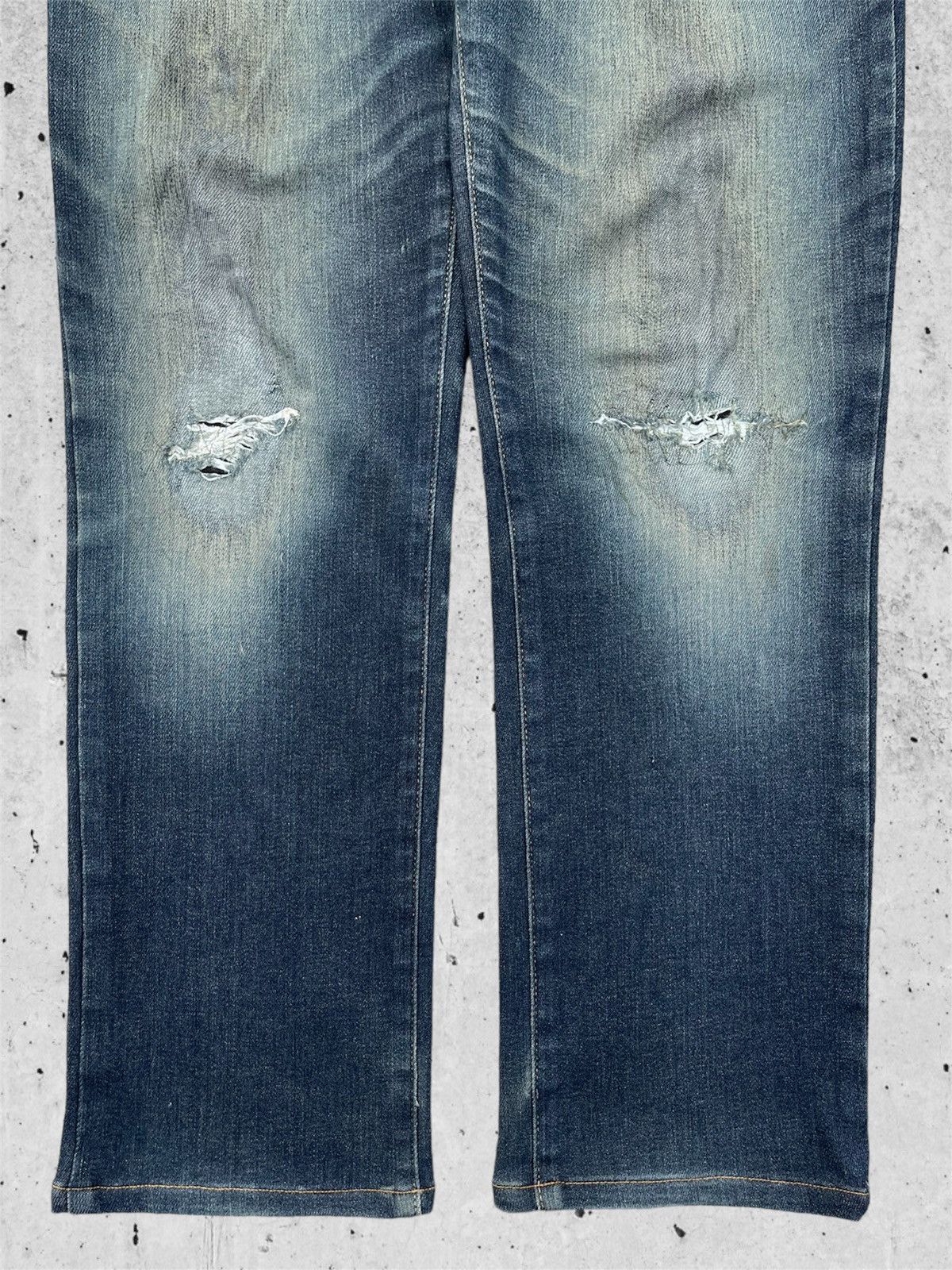 Edwin 🔥 Edwin Jersey Distressed Denim Streetwear W34🔥 Size US 34 / EU 50 - 4 Thumbnail