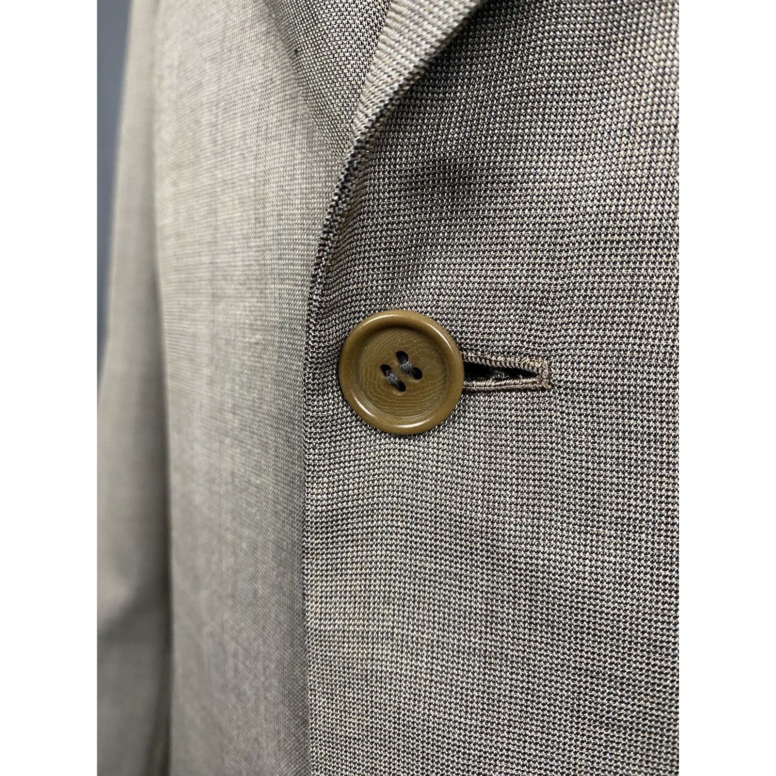 Brioni Brioni Men's Gray Wool Silk 3-Button Blazer Jacket Size 52 Size 52R - 8 Thumbnail
