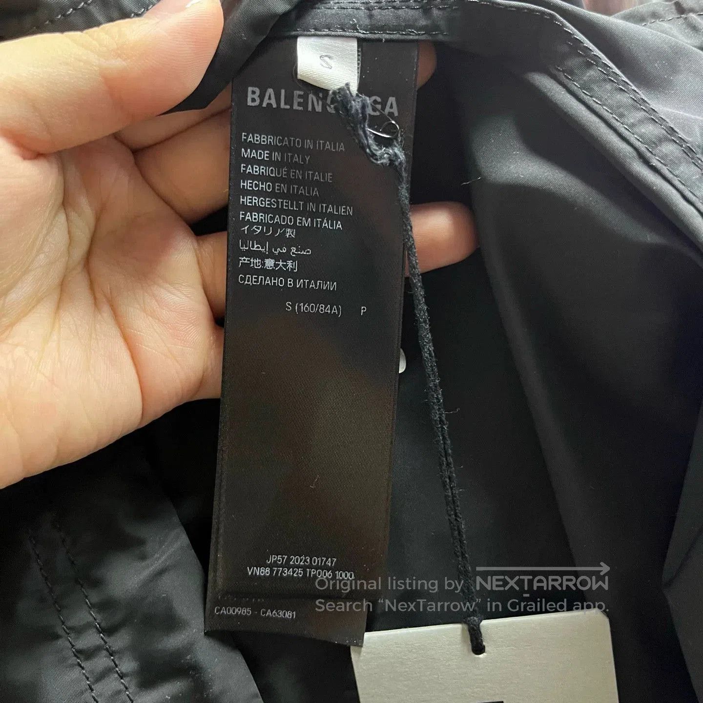 Balenciaga Balenciaga 2024 Black Logo Print Jacket. Size US M / EU 48-50 / 2 - 5 Thumbnail