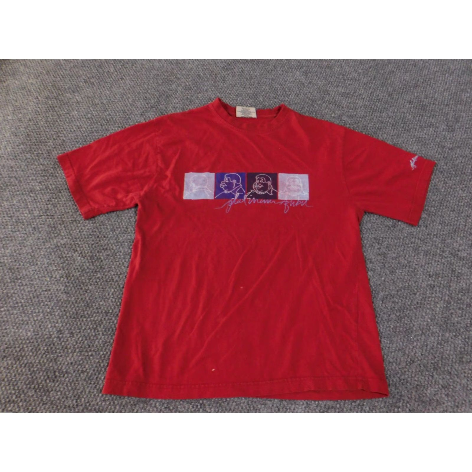 Fubu VINTAGE FUBU Shirt Mens Large Red Graphic Hip Hop Streetwear 2000s Tee Size US L / EU 52-54 / 3 - 6 Thumbnail