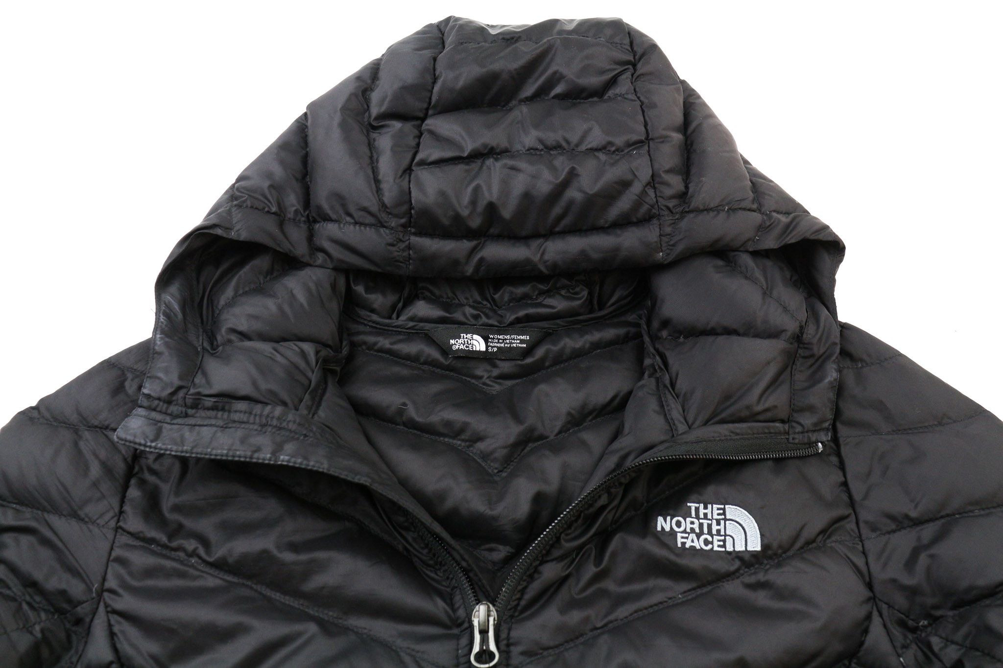 The North Face TREVAIL S Black 800 Down Quilted Puffer Jacket 79782 Size S / US 4 / IT 40 - 5 Thumbnail