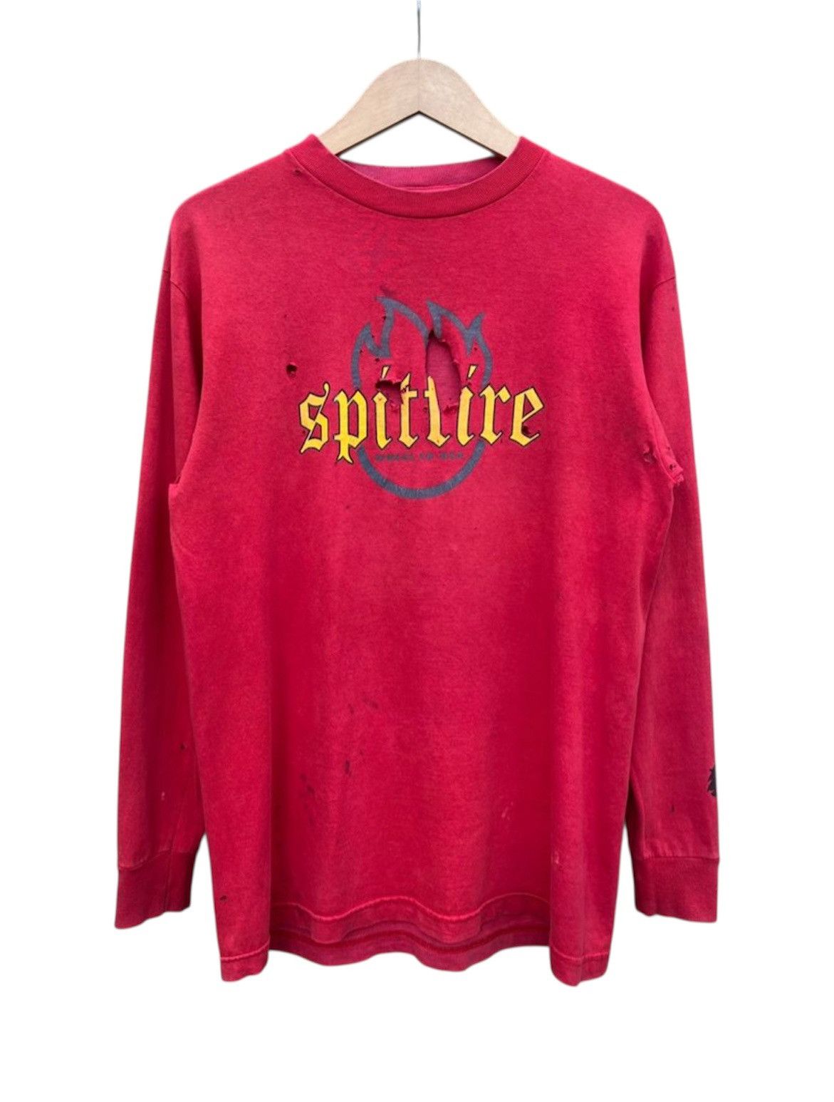 Spitfire Vintage Trash Distressed Spitfire Longsleeve Size US M / EU 48-50 / 2 - 1 Thumbnail