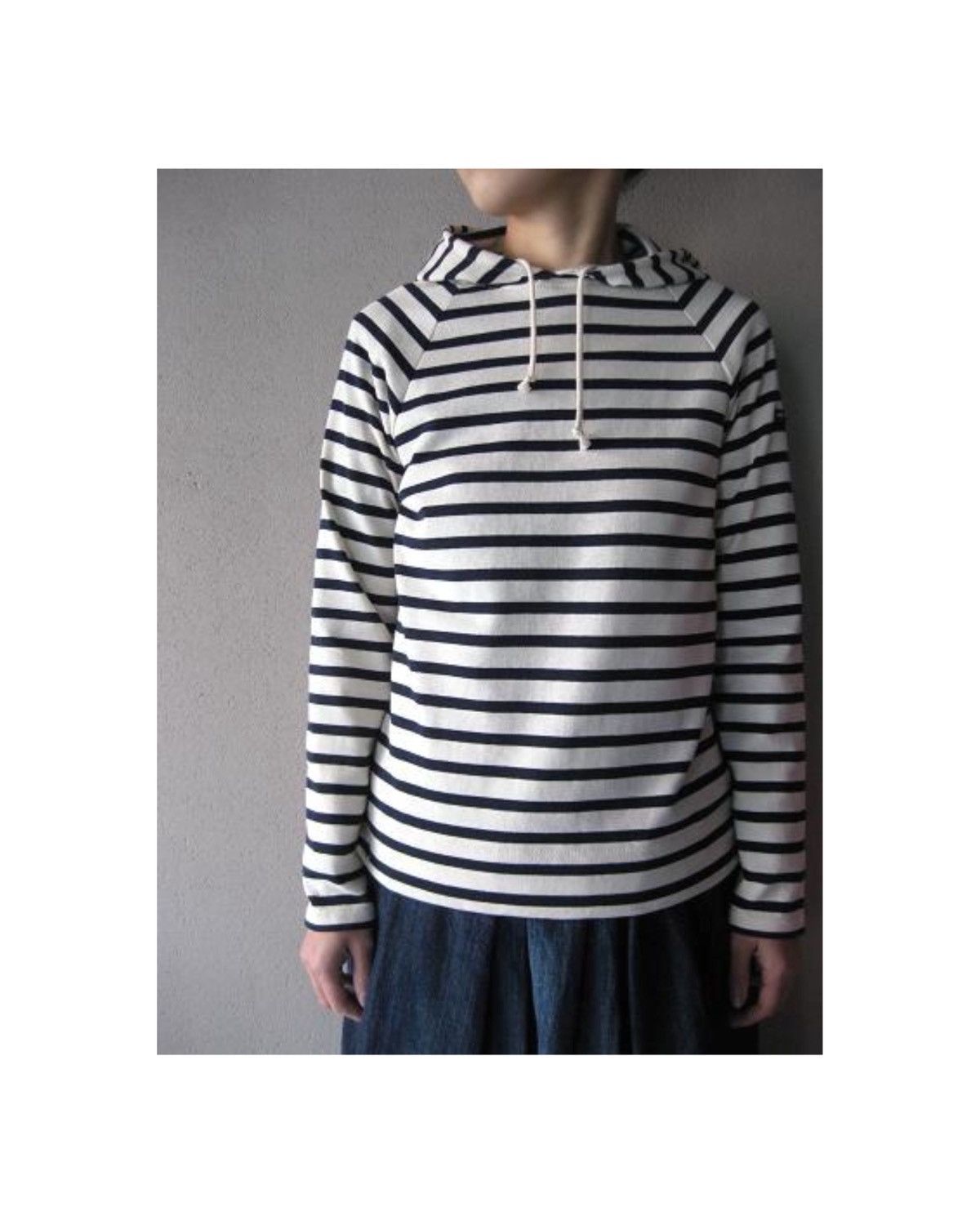 Saint James SAINT JAMES MARINE HOODIE STRIPE SHIRT Size US M / EU 48-50 / 2 - 10 Thumbnail