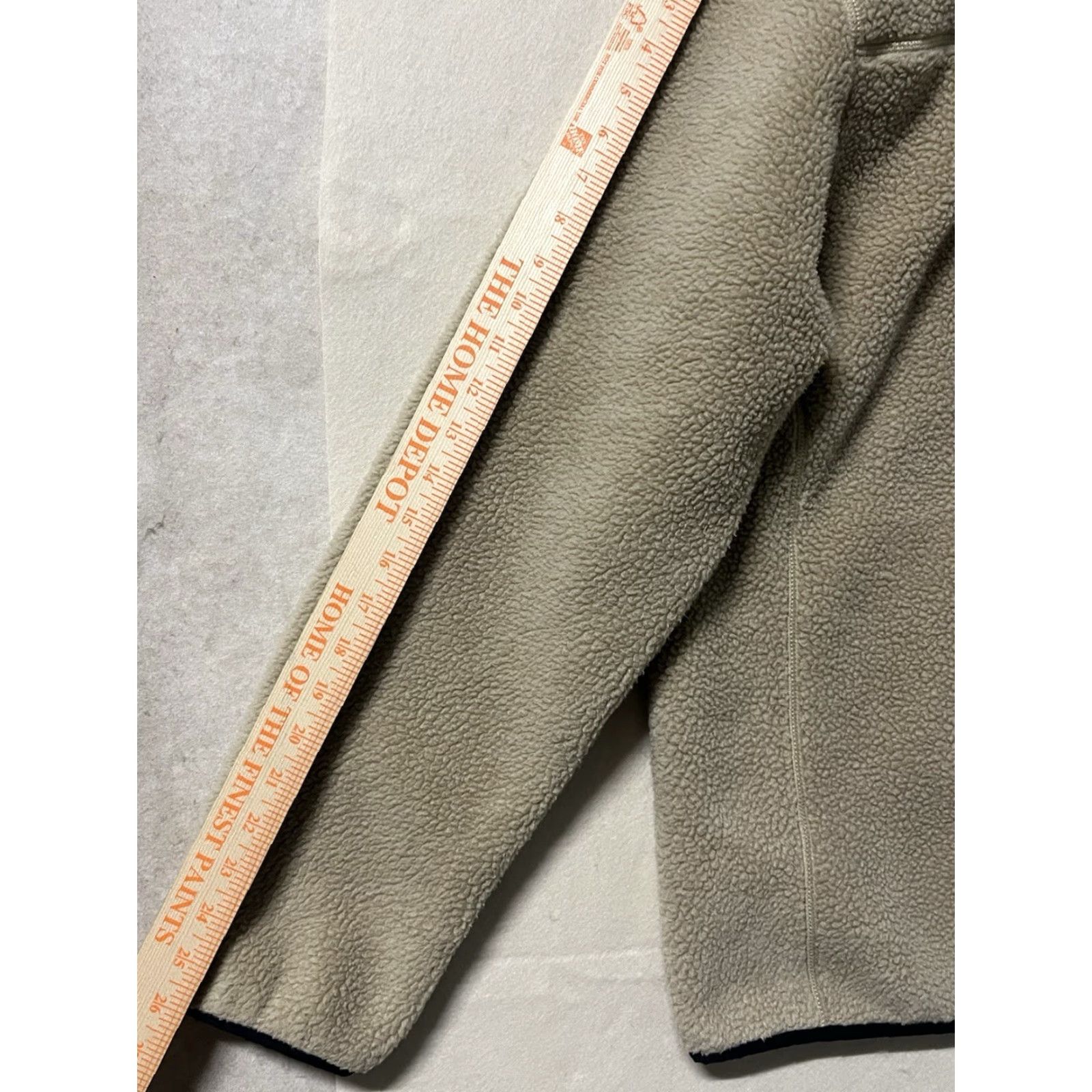 The North Face The North Face Jacket Men XL Beige Full Zip Sherpa Mid-Length Fleece Collared Logo Zip Size US XL / EU 56 / 4 - 5 Thumbnail