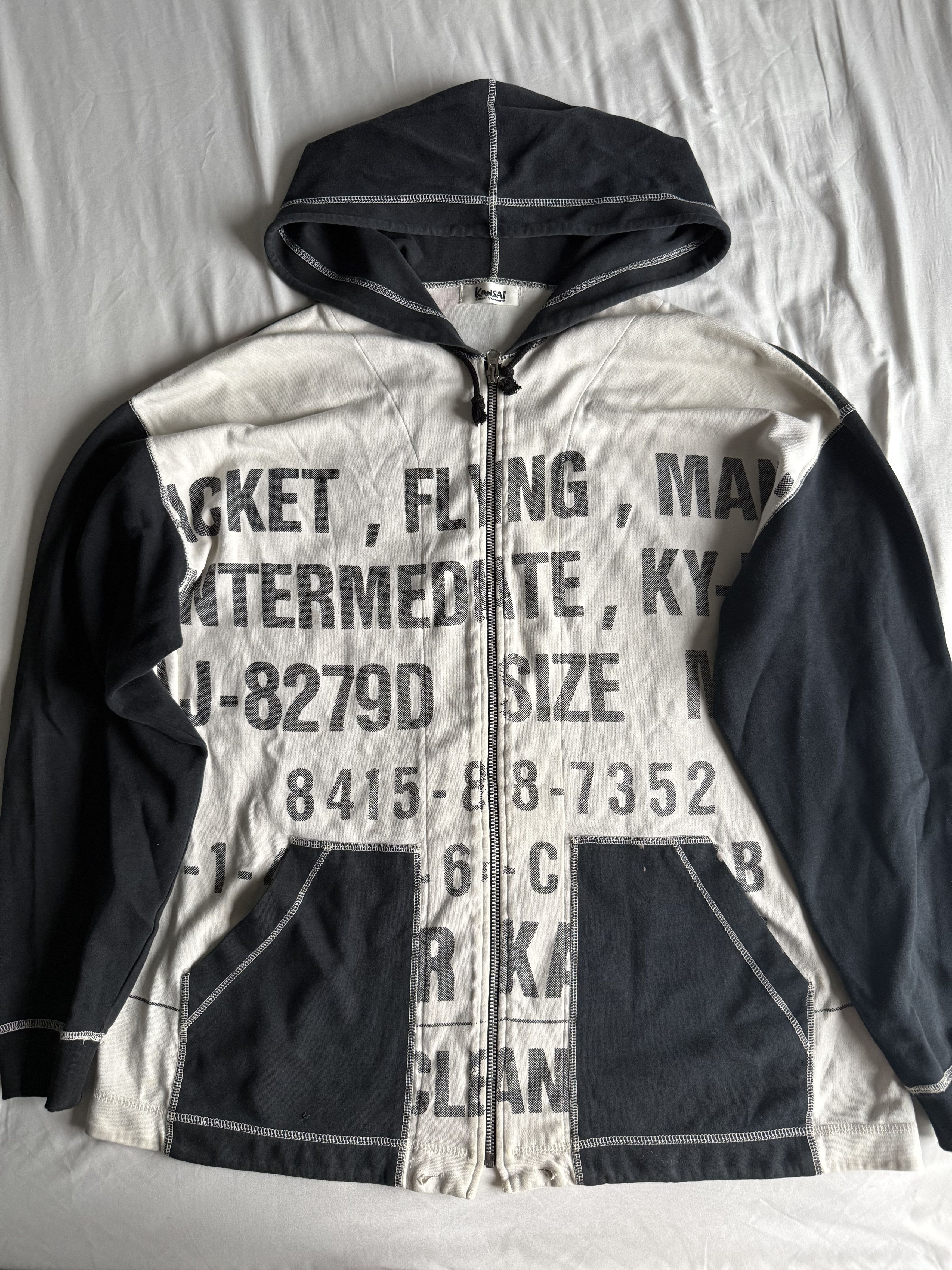 Kansai Yamamoto Kansai Yamamoto Zip Up Hoodie Size US L / EU 52-54 / 3 - 1 Thumbnail