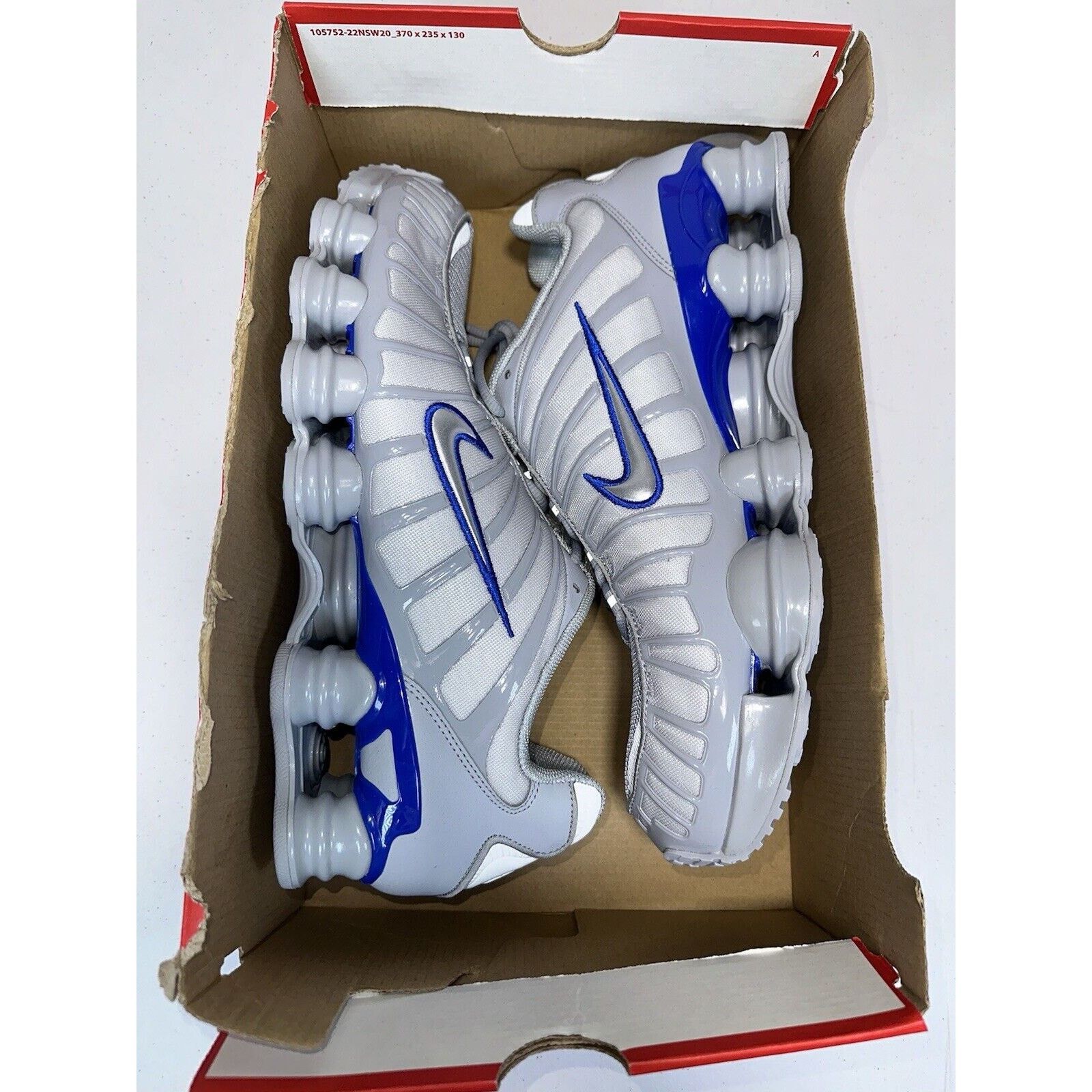 Nike Nike Men's Size 14SHOX TL "Wolf Grey" CN0151-001) Size US 14 / EU 47 - 7 Thumbnail