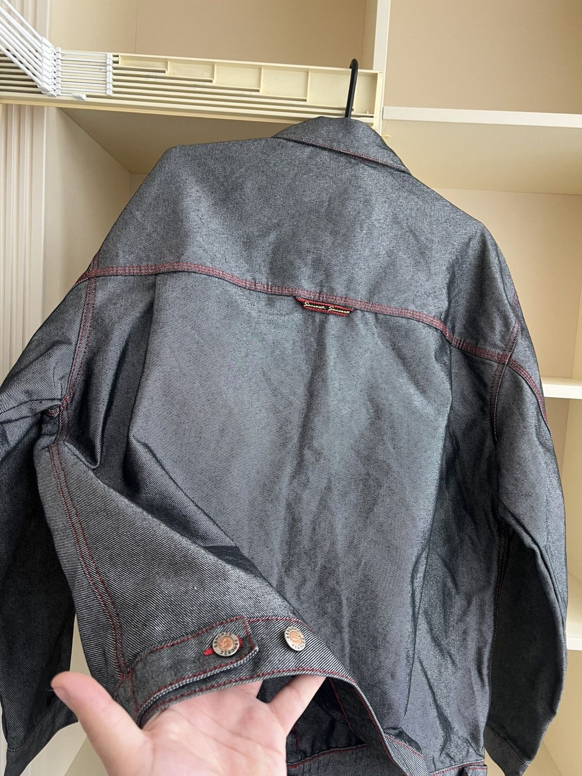 Vintage Vintage Sancezz Denim Jacket Hip-Hop Retro Size L Size US L / EU 52-54 / 3 - 19 Thumbnail