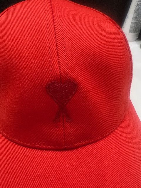 AMI AMI RED LOGO CAP Size ONE SIZE - 2 Thumbnail