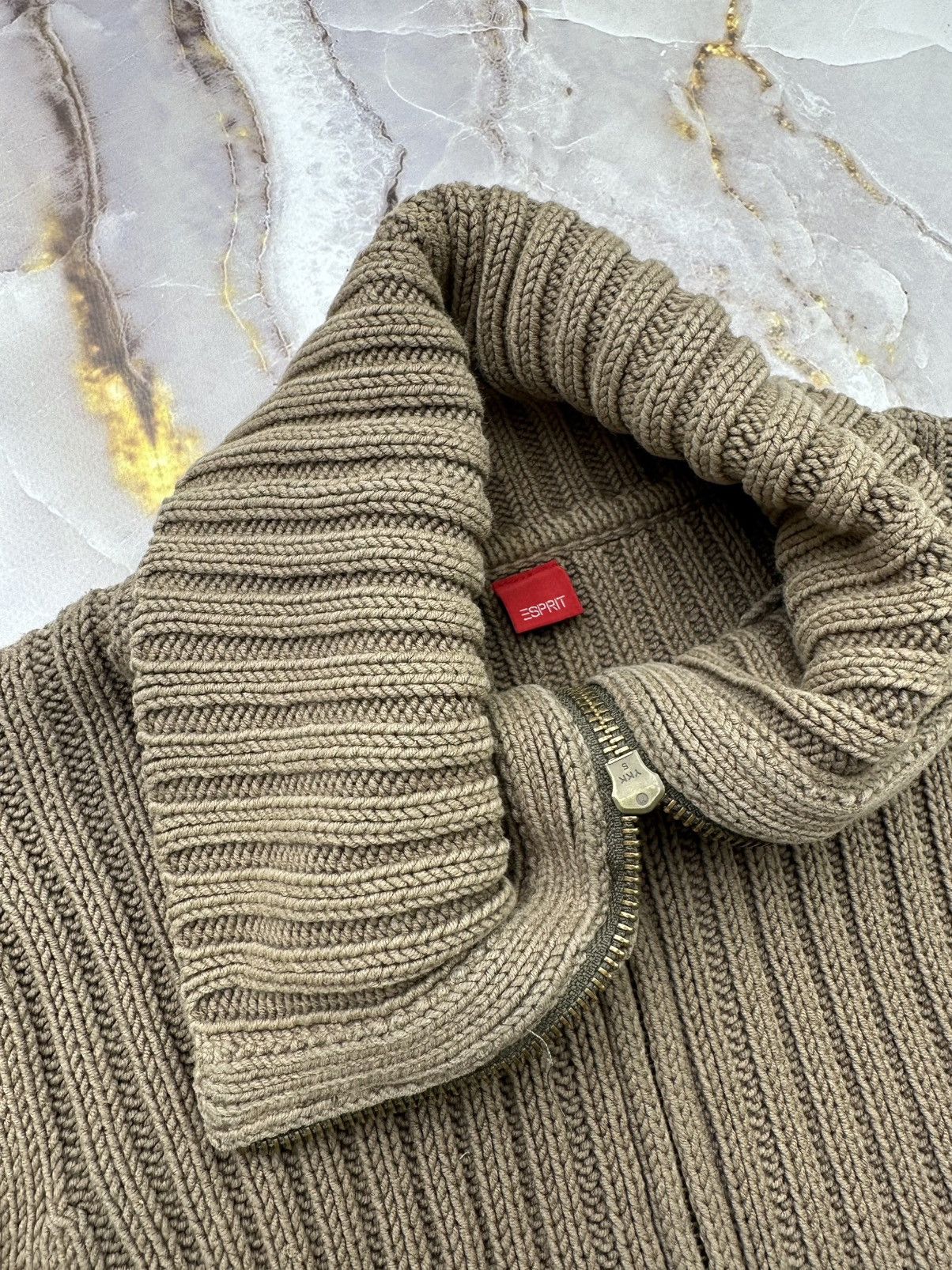 Japanese Brand Vintage Ribbed Zip Sweater Size S / US 4 / IT 40 - 5 Thumbnail