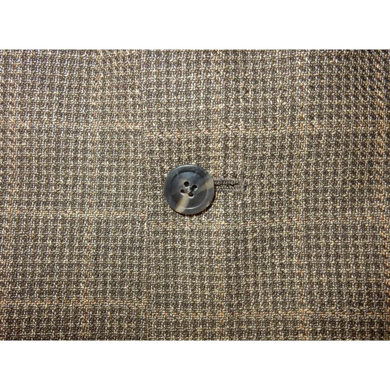 Hart Schaffner Marx VINTAGE Hart Schaffner Marx Men's Blazer Sport Coat Jacket Size 42L Wool Plaid Brown Size 42R - 4 Thumbnail