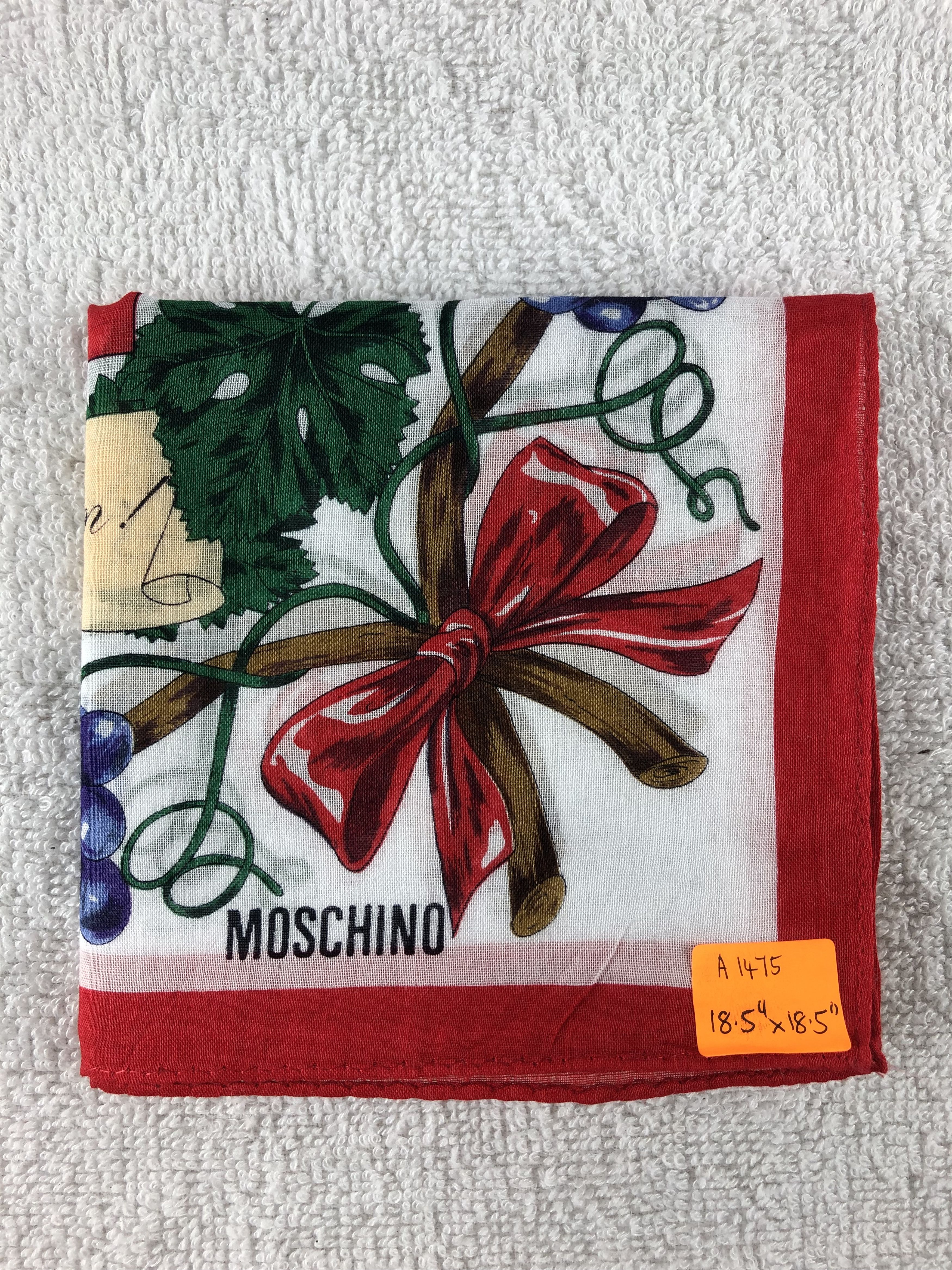 Moschino Moschino Handkerchief / Bandana / Neckerchief Size ONE SIZE - 6 Thumbnail