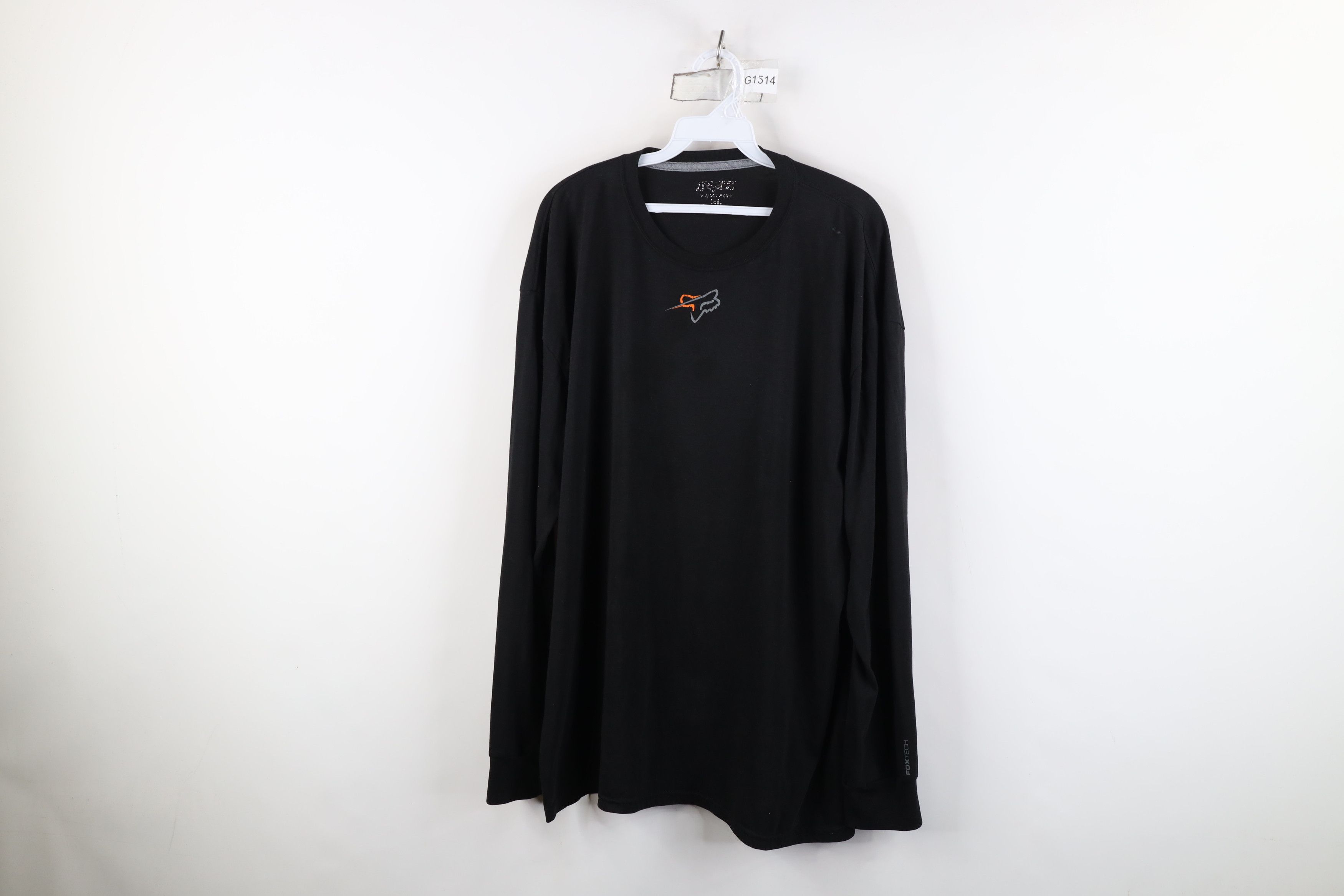 Fox Racing Vintage Y2K Fox Racing Center Logo Long Sleeve T-Shirt Black Size US XL / EU 56 / 4 - 1 Thumbnail