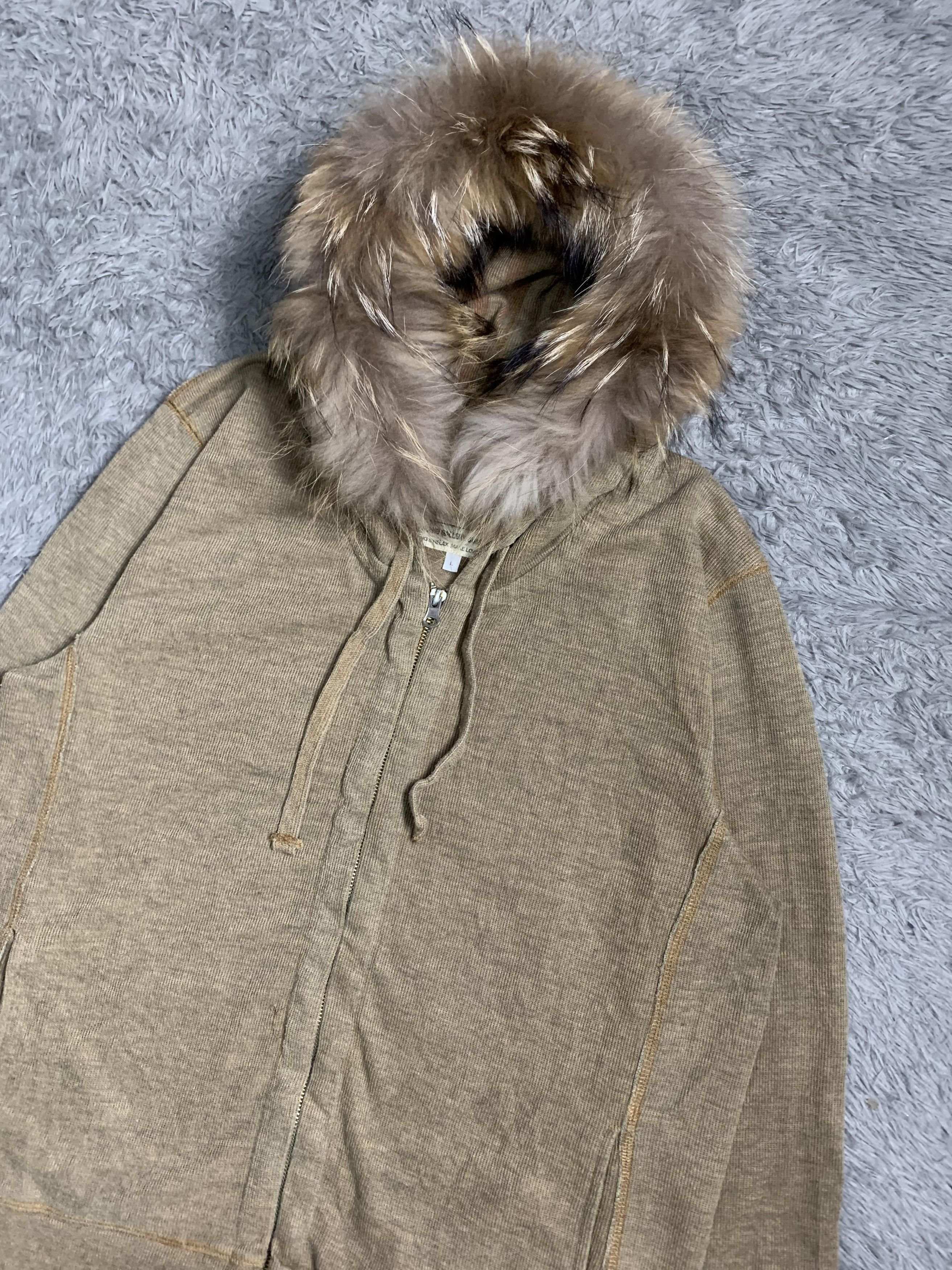 Japanese Brand Who Gallery Double Zip Faux Fur Hoodie Size US L / EU 52-54 / 3 - 2 Thumbnail