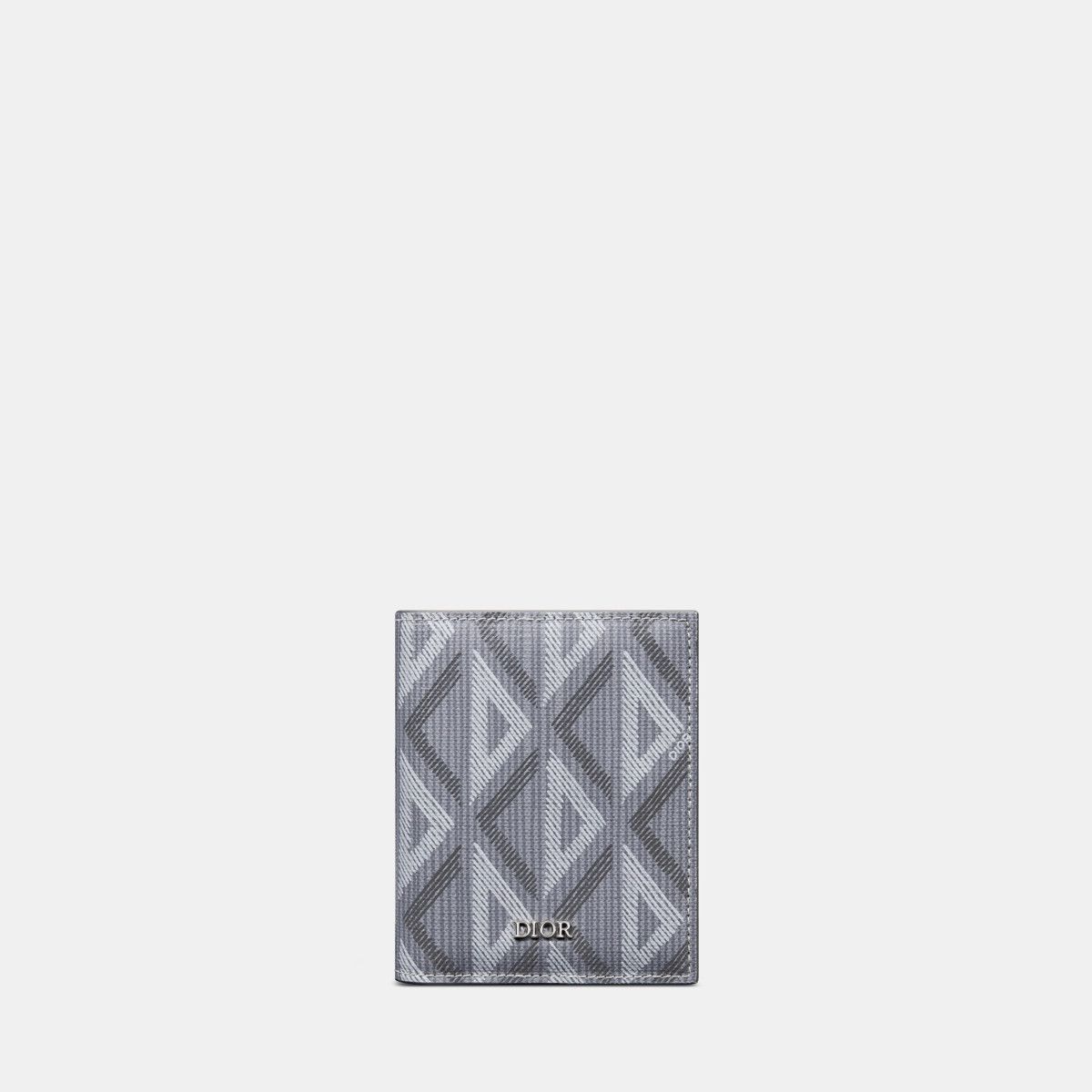 Dior o1bcso1str0226 Size :OS/ Trifold Wallet in Grey Size ONE SIZE - 1 Thumbnail