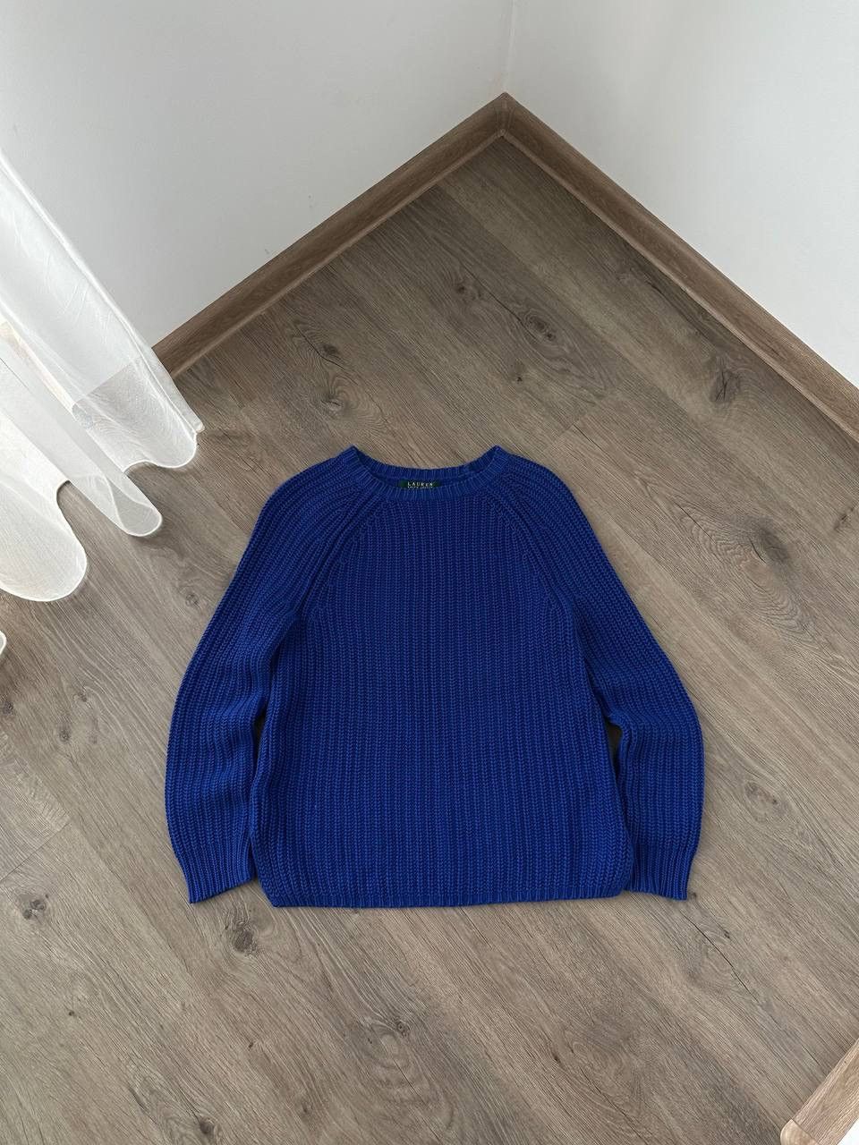Polo Ralph Lauren × Vintage Vintage Polo Ralph Lauren Blue Ribbed Knit Sweater Size XS / US 0-2 / IT 36-38 - 1 Thumbnail
