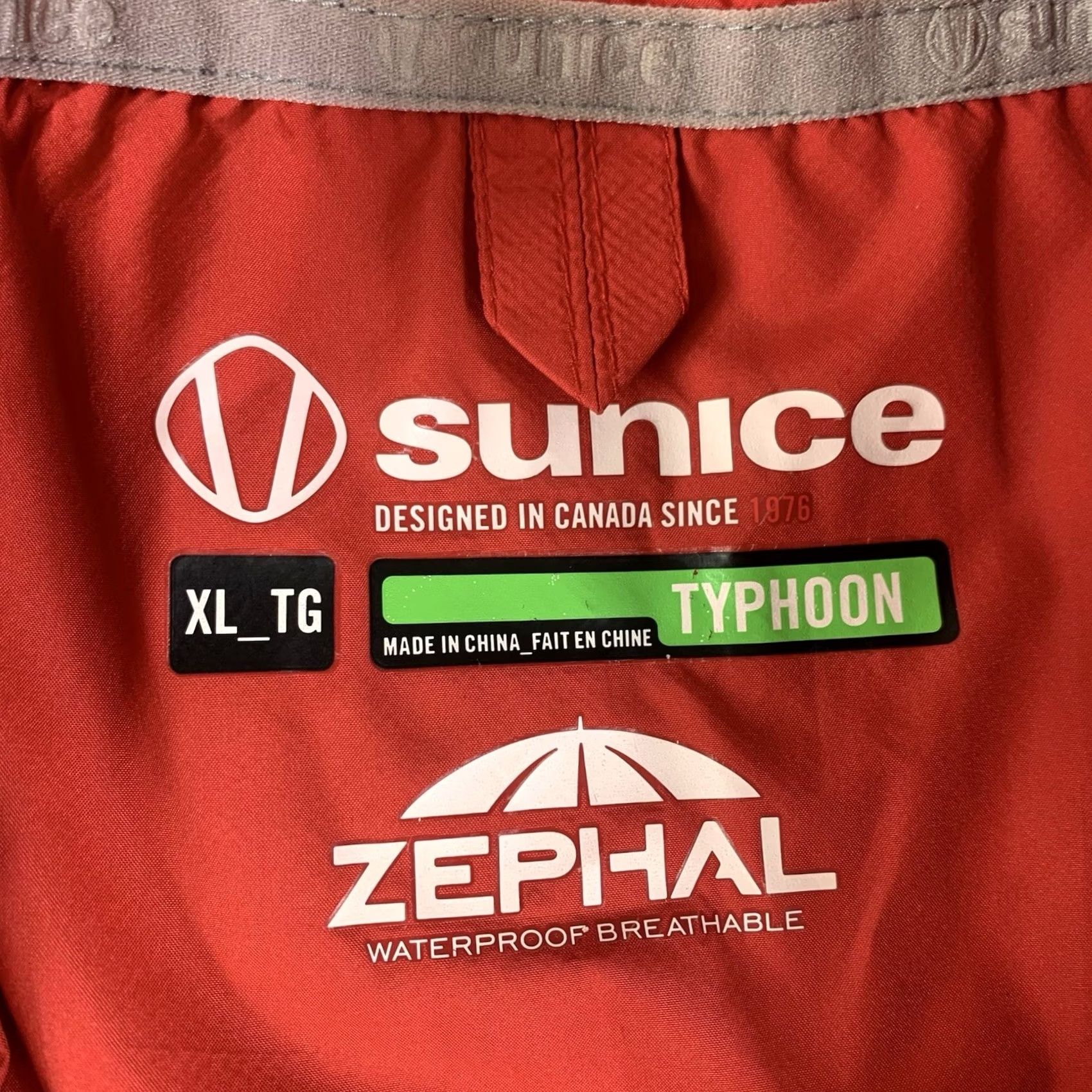 Vintage Sunice Typhoon Zephal 1/2 Zip Jacket Mens XL Red Gray Golf Pullover (Has Stain) Size US XL / EU 56 / 4 - 2 Thumbnail