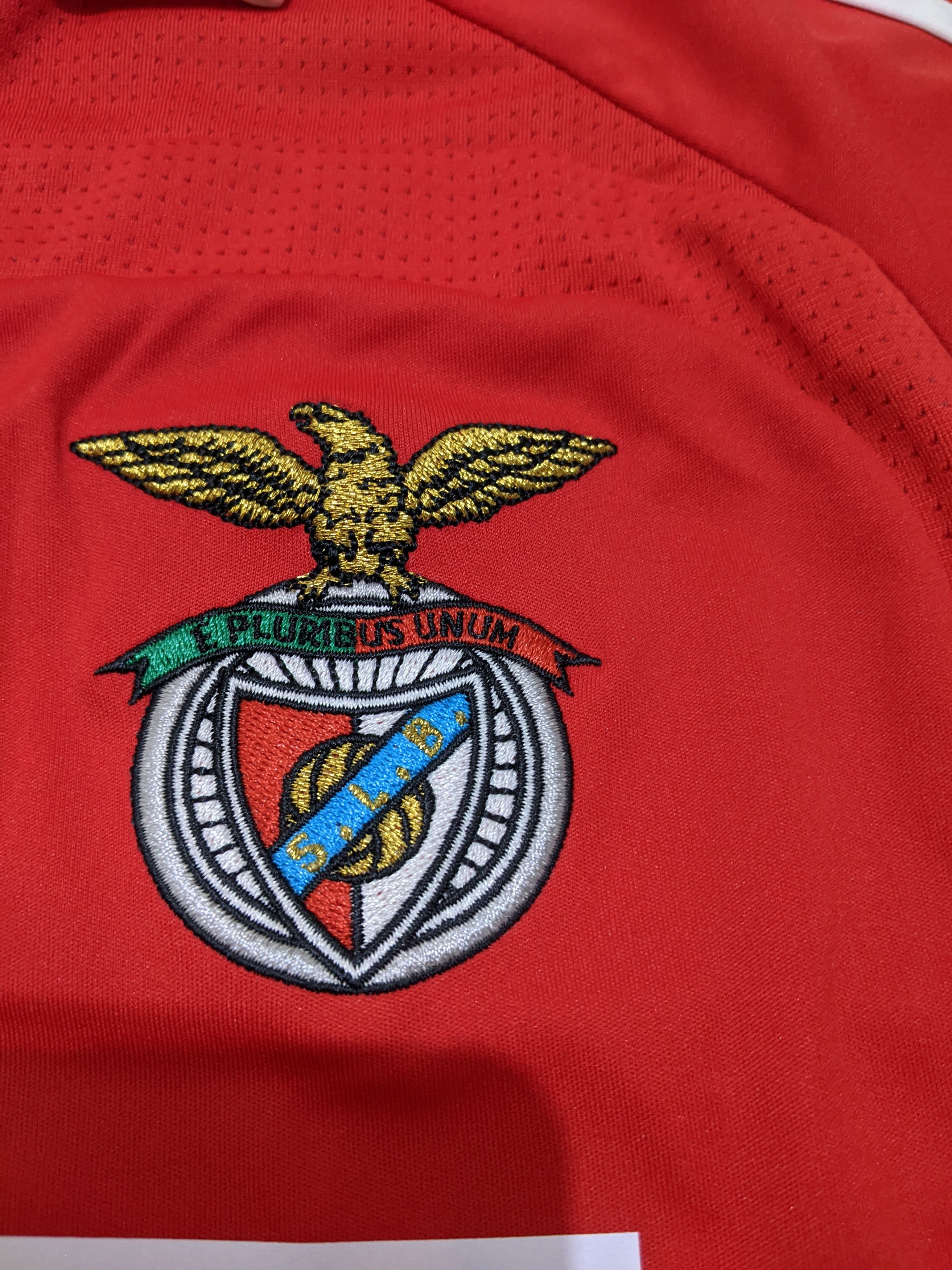 Adidas Benfica home 2007 UCL RUI COSTA Jersey football shirt Size US L / EU 52-54 / 3 - 6 Thumbnail