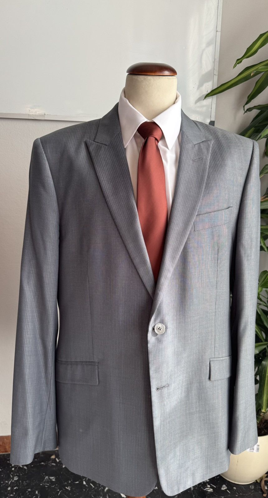 Versace Versace Suit grey 54 Size 54R - 1 Thumbnail