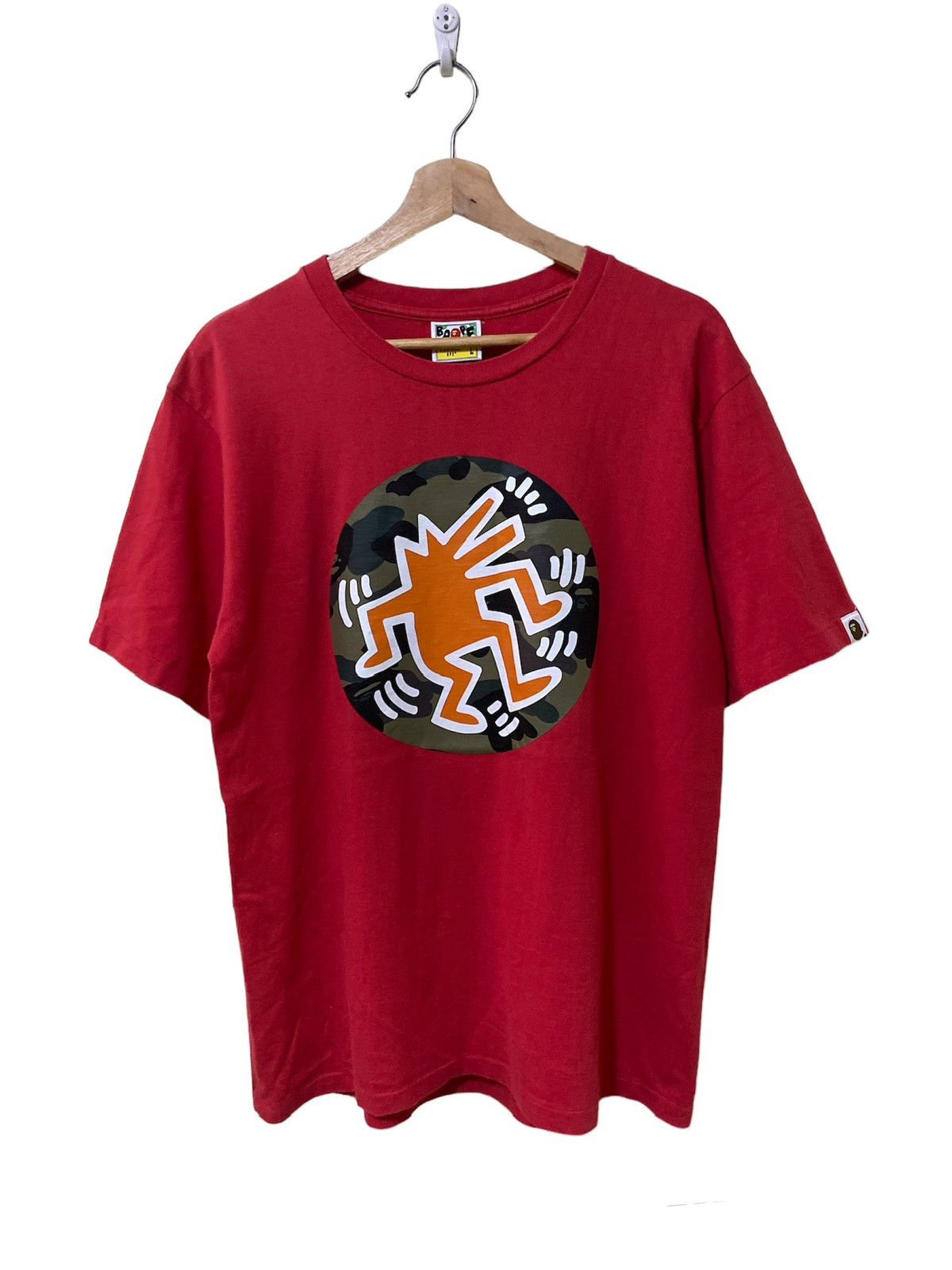 A bathing Ape BAPE X Keith haring Collaboration Tshirt
