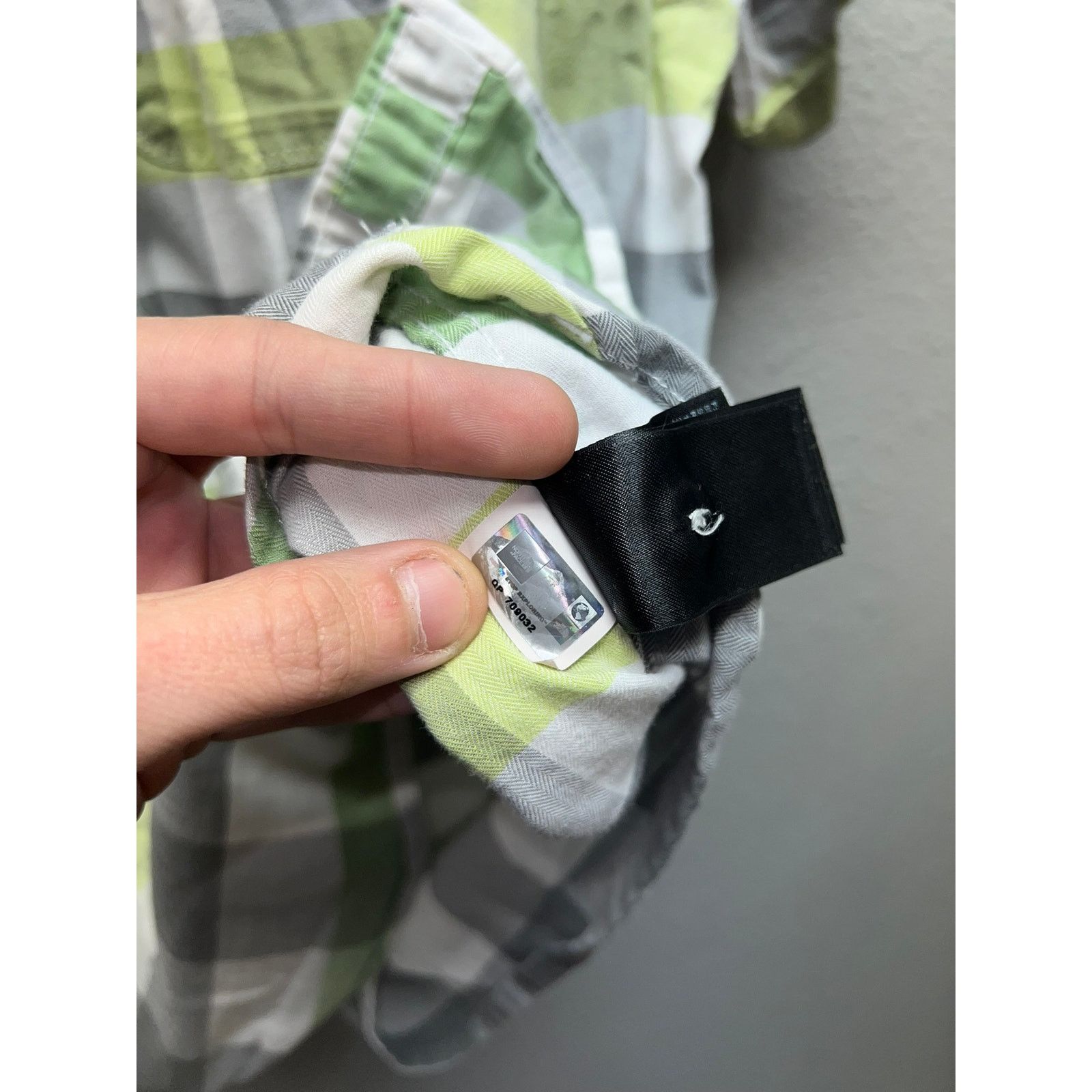 The North Face The North Face Button Up Shirt Green Gray White Tee Large Size US L / EU 52-54 / 3 - 6 Thumbnail