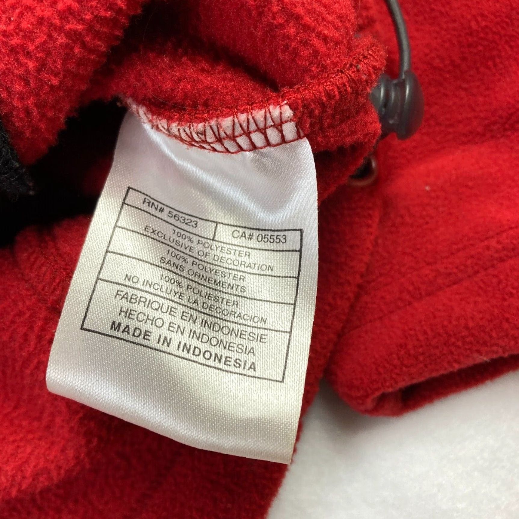 Nike Nike ACG Therma-Fit Jacket Women's Large Red Fleece Full Zip Long Sleeve Coat Size L / US 10 / IT 46 - 7 Thumbnail