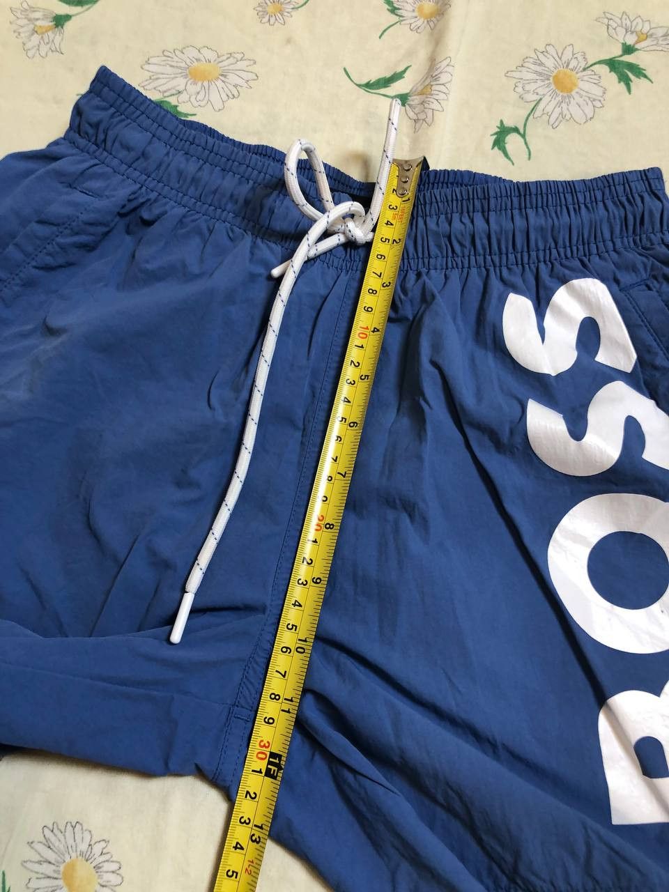 Hugo Boss Men's HUGO BOSS Sea Blue Swim Trunks Swimsuit Logo Size US 28 / EU 44 - 6 Thumbnail