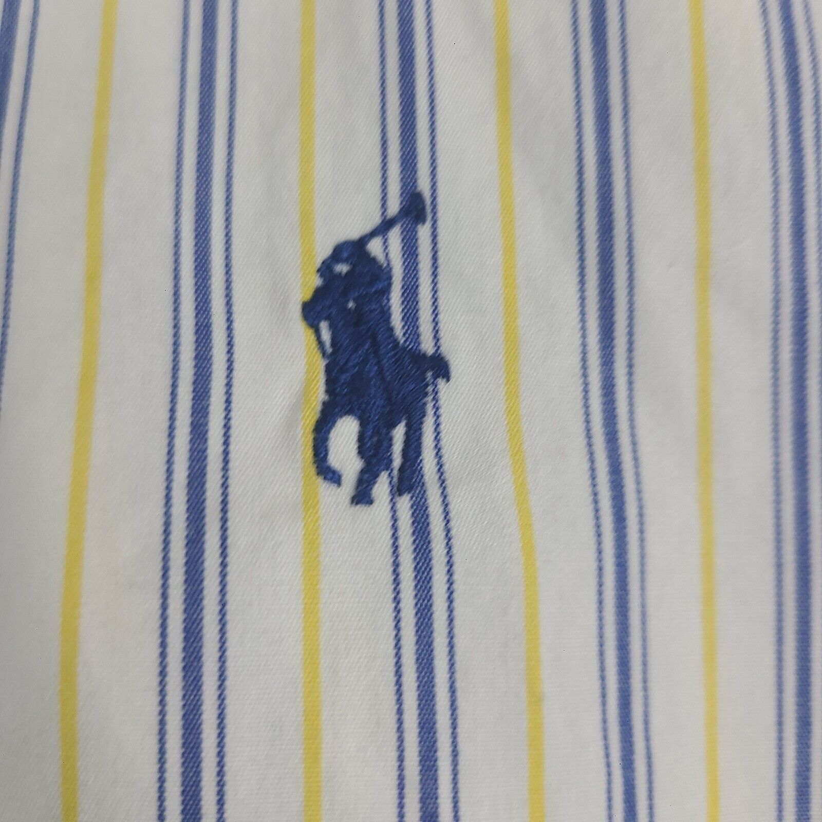 Polo Ralph Lauren Polo Ralph Lauren Shirt Mens Large Blake Two-Ply Striped Blu Size US XXL / EU 58 / 5 - 5 Thumbnail