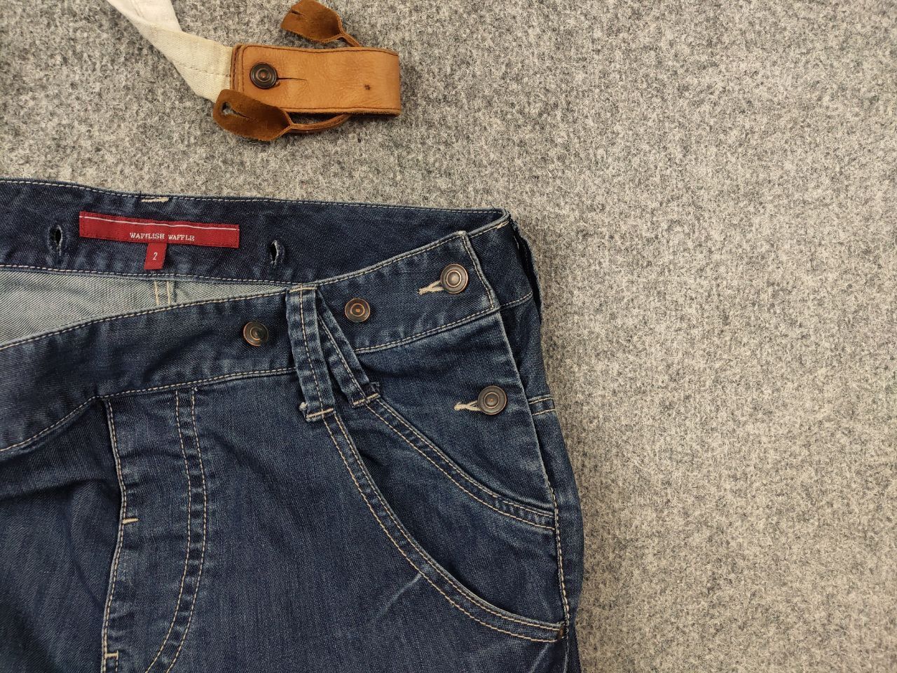 Japanese Brand Wafflish Waffle Vintage Japan Kapital Design Jeans Overall Size US 32 / EU 48 - 15 Thumbnail