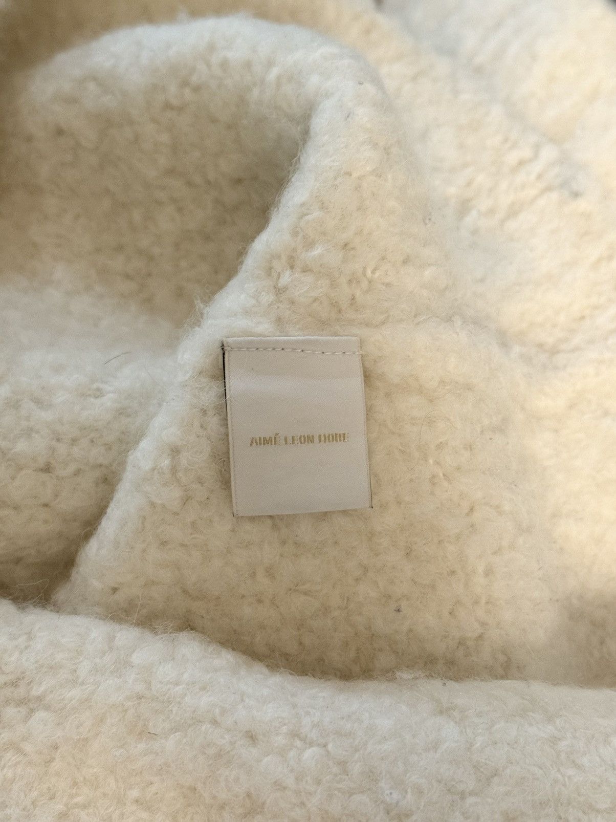 Aime Leon Dore Aime Leon Dore Alpaca Wool Sweater [Cream] Size US S / EU 44-46 / 1 - 4 Thumbnail