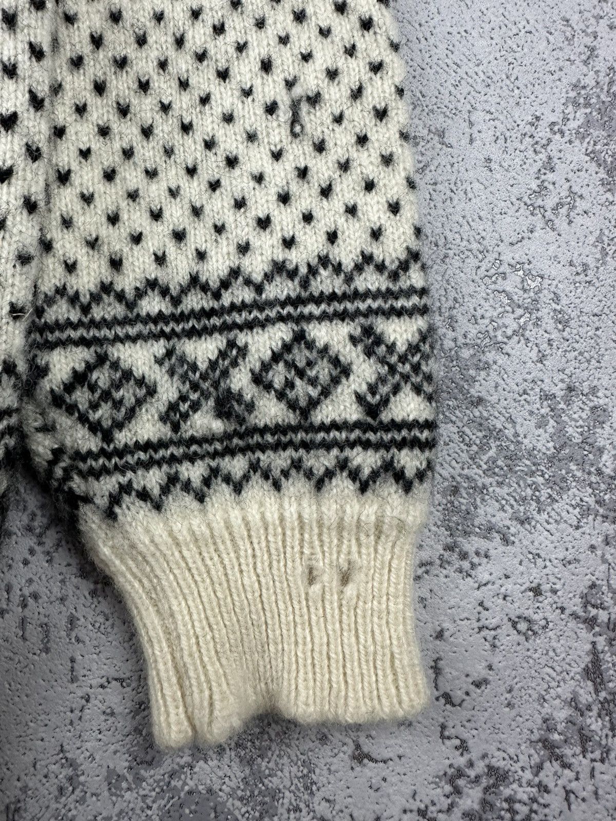 Vintage Rare RAUMA Norwegian Cardigan 100% Pure Wool Knit Size US L / EU 52-54 / 3 - 4 Thumbnail