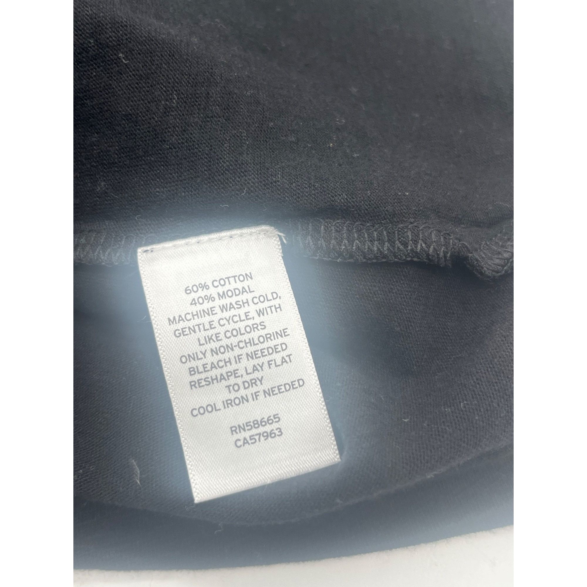 Other Caslon V-neck Raw Trim Pocket T-shirt, burnout black, Sz. S Size S / US 4 / IT 40 - 6 Thumbnail