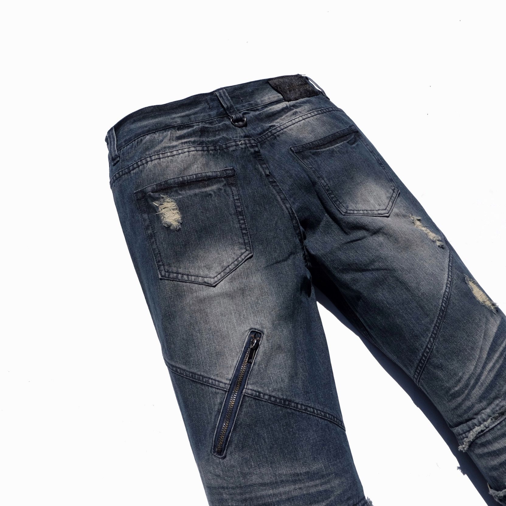 Japanese Brand BLACK BACCARA bondage flare jeans Size US 29 - 7 Thumbnail