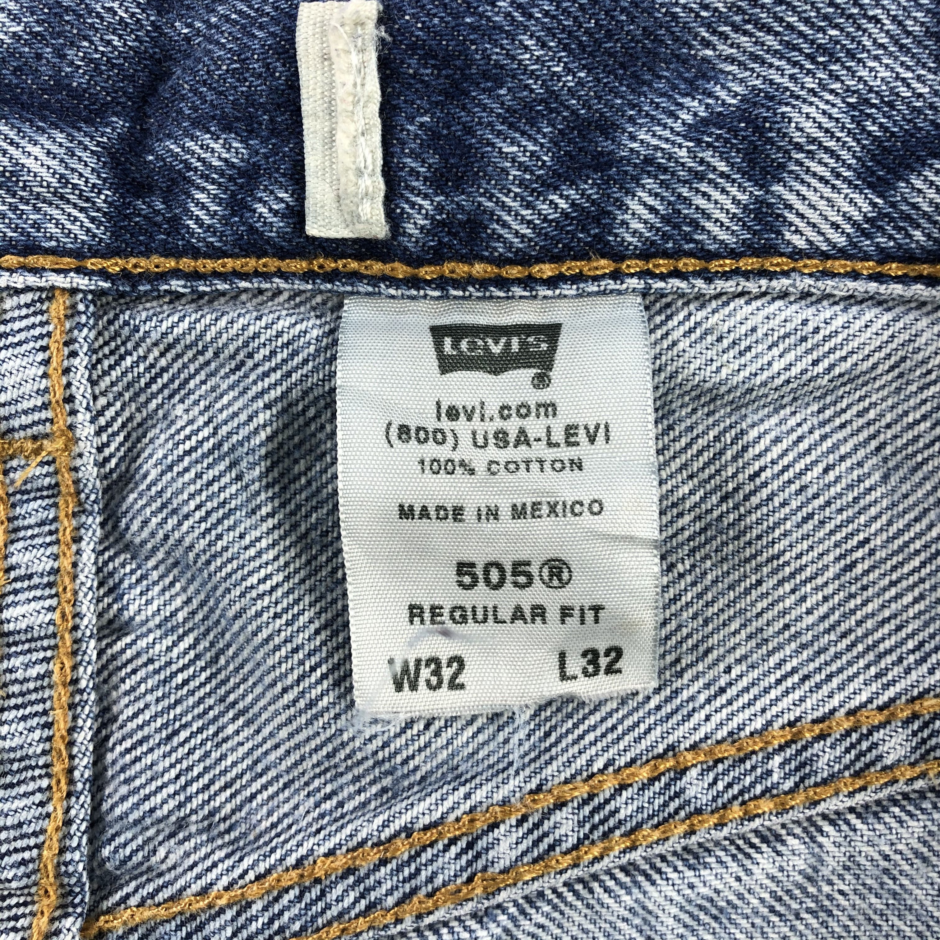Levi's Vintage Levi's 505 Jeans Distressed Denim KJ880 Size US 32 / EU 48 - 13 Thumbnail
