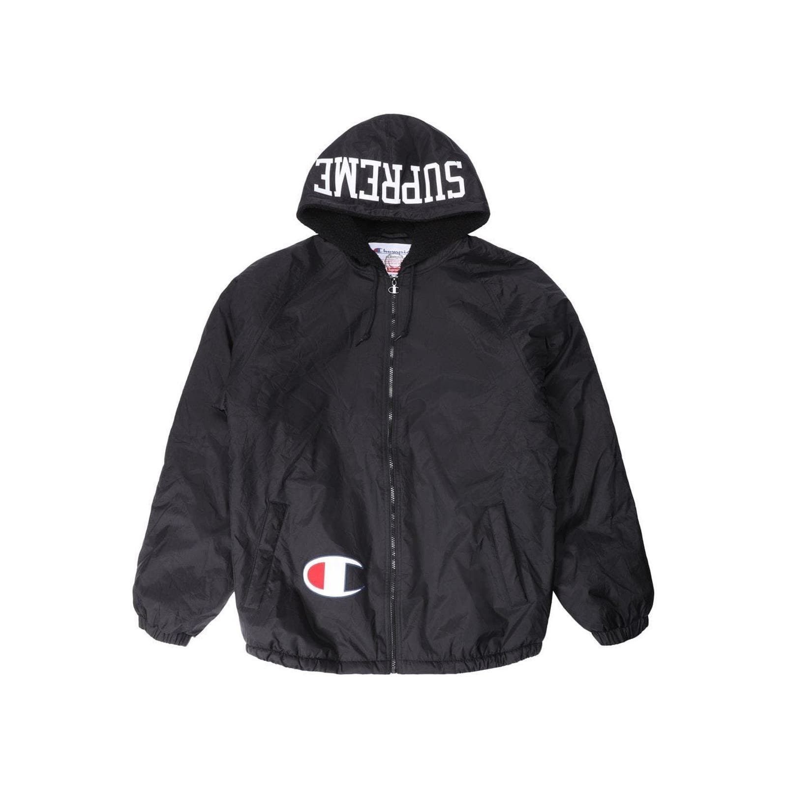 Champion Supreme Sherpa Lined Hooded Jacket | Grailed