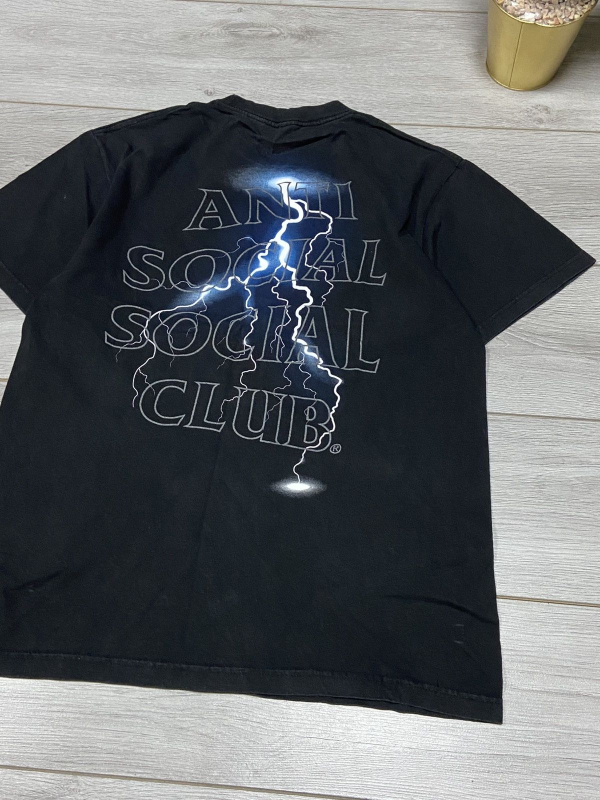 Anti Social Social Club Anti Social Social Club USA reflective Lightning Tee Y2K Size US L / EU 52-54 / 3 - 7 Thumbnail