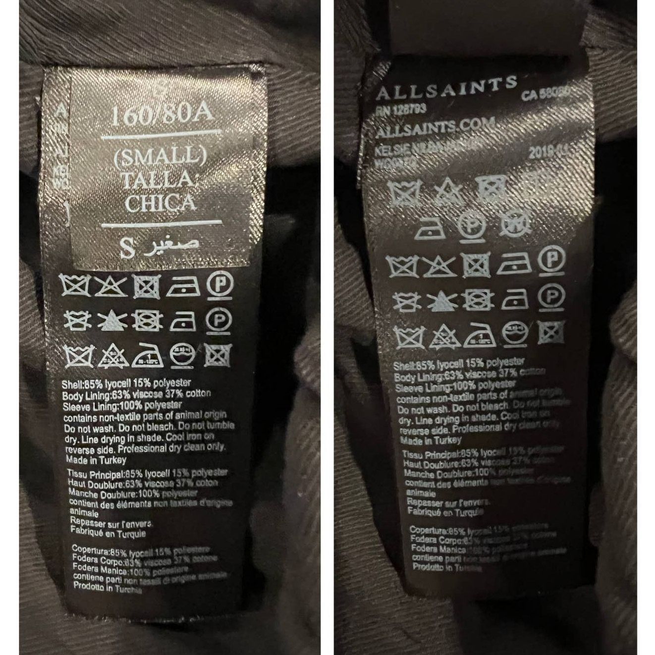 Allsaints ALLSAINTS Kelsie Nilba Hooded Jacket Size Small Size S / US 4 / IT 40 - 11 Thumbnail