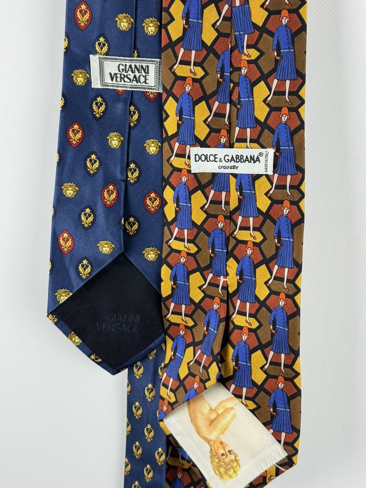 Dolce & Gabbana Two Ties Dolce&Gabbana Tie x Gianni Versace Vintage Size ONE SIZE - 2 Thumbnail