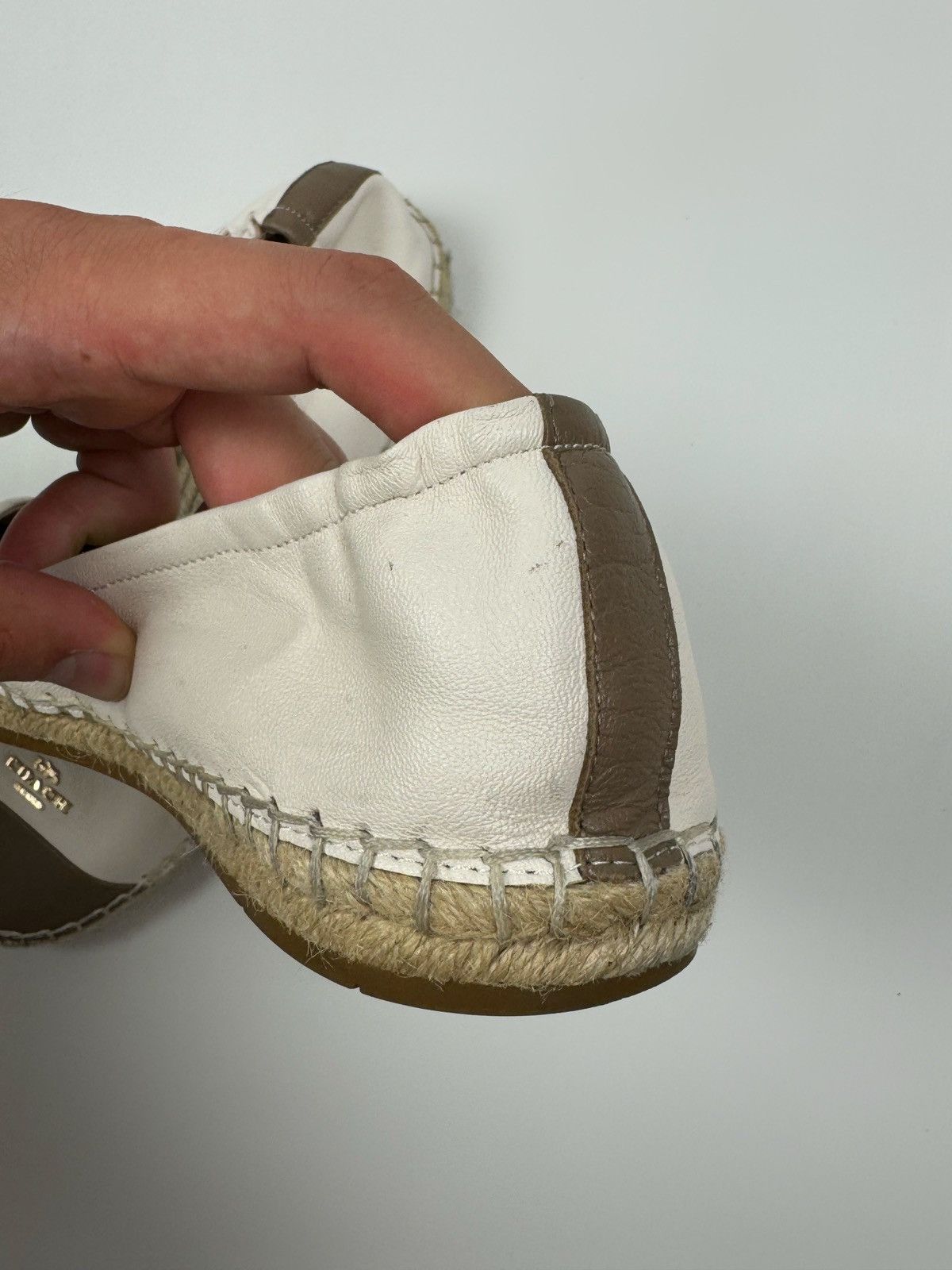 Coach Coach Leather Espadrilles Shoes Size 7.5 Size US 7.5 / IT 37.5 - 12 Thumbnail