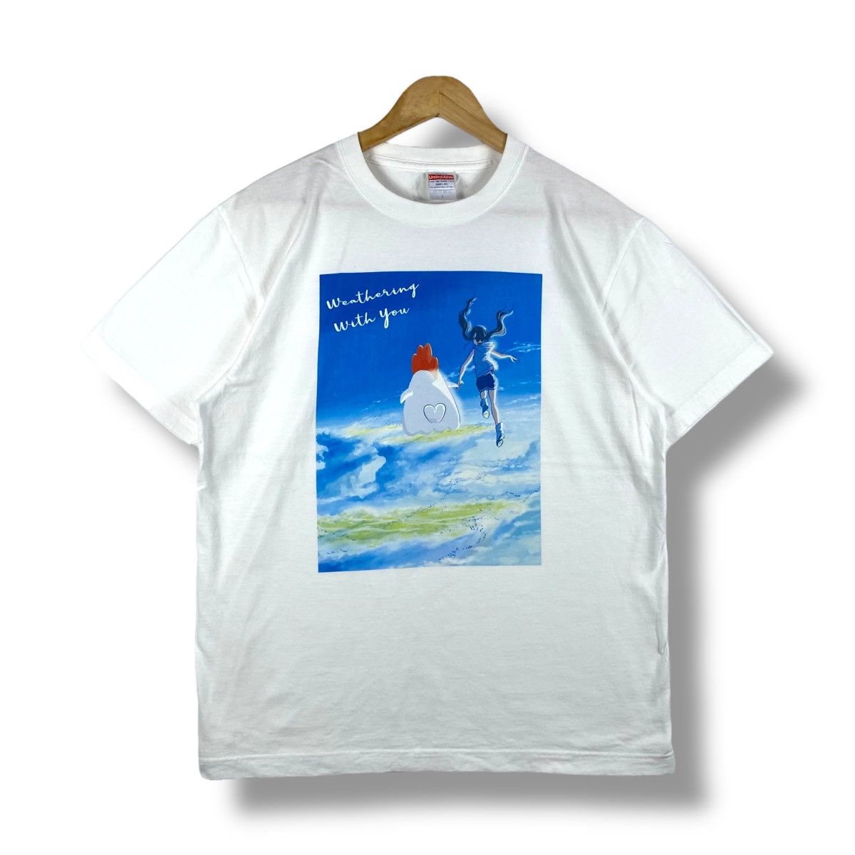 Anime WEATHERING WITH YOU Makoto Shinkai Anime Movie Graphic Tee Size US L / EU 52-54 / 3 - 1 Thumbnail