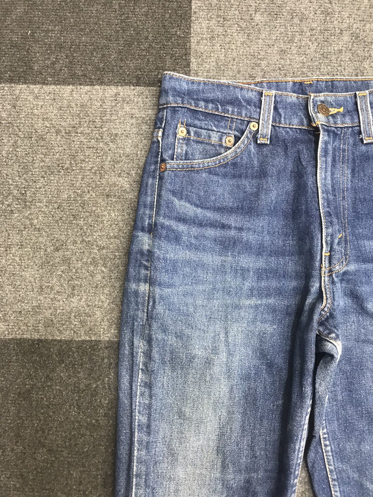 Levi's 💥Flare 90s💥Vintage 90s Levis 517 Flare Blue Wash Jeans Size US 27 - 5 Thumbnail