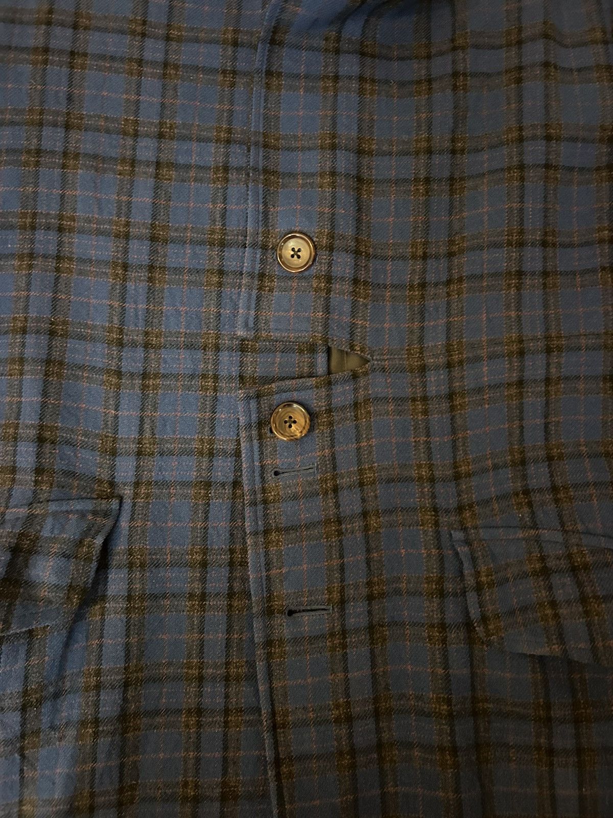 Yohji Yamamoto Yohji Yammamoto Homme Archive AW96 Plaid Coat Size US M / EU 48-50 / 2 - 10 Thumbnail