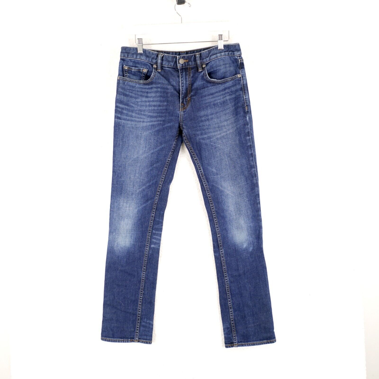 Banana Republic Banana Republic Slim Stone Wash Whisker Blue Denim Jeans Low Size US 32 / EU 48 - 1 Thumbnail